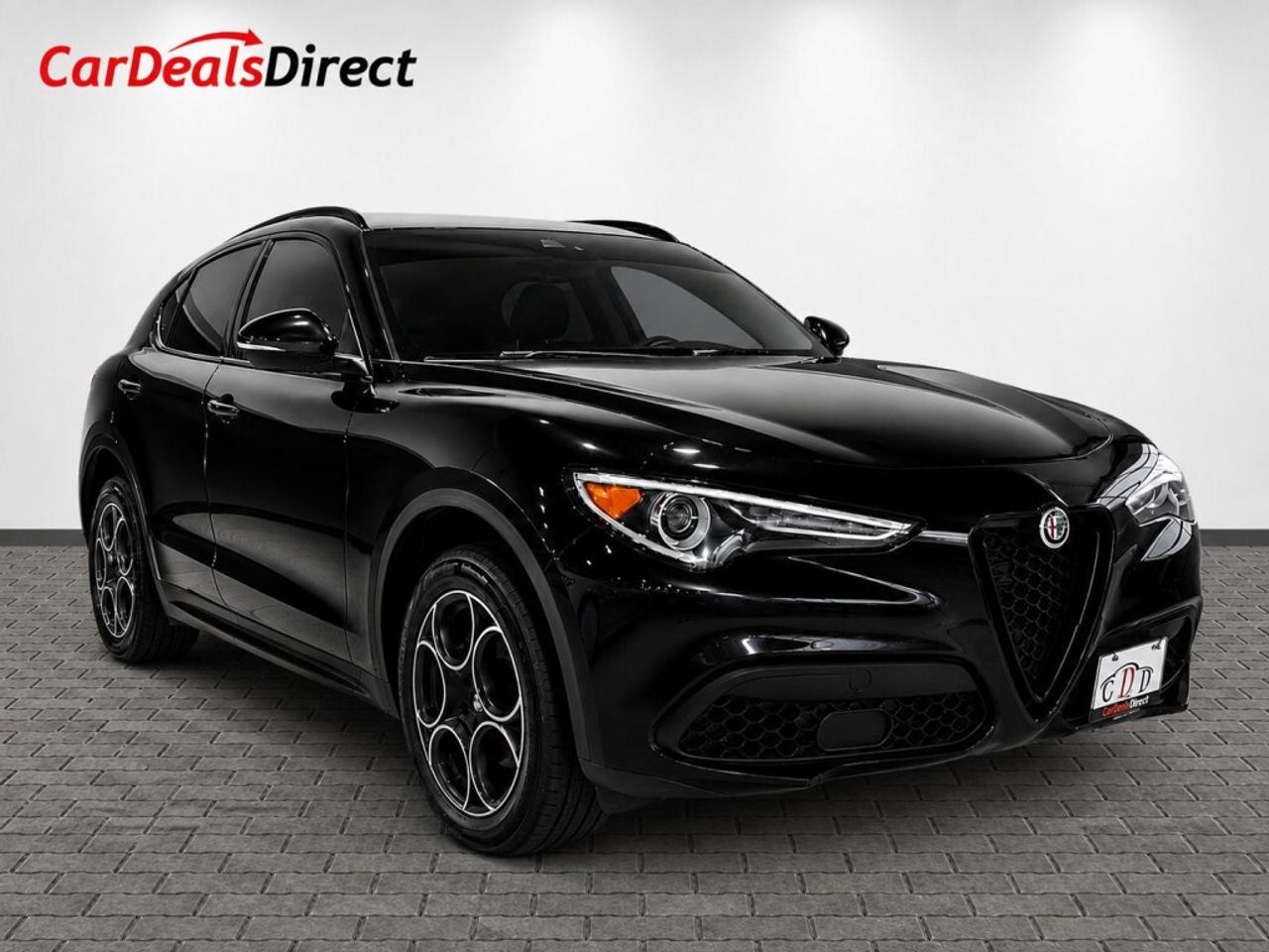 2021 Alfa Romeo Stelvio Q4 Sprint   AWD   Vulcano Black Metallic on Velvet Photo