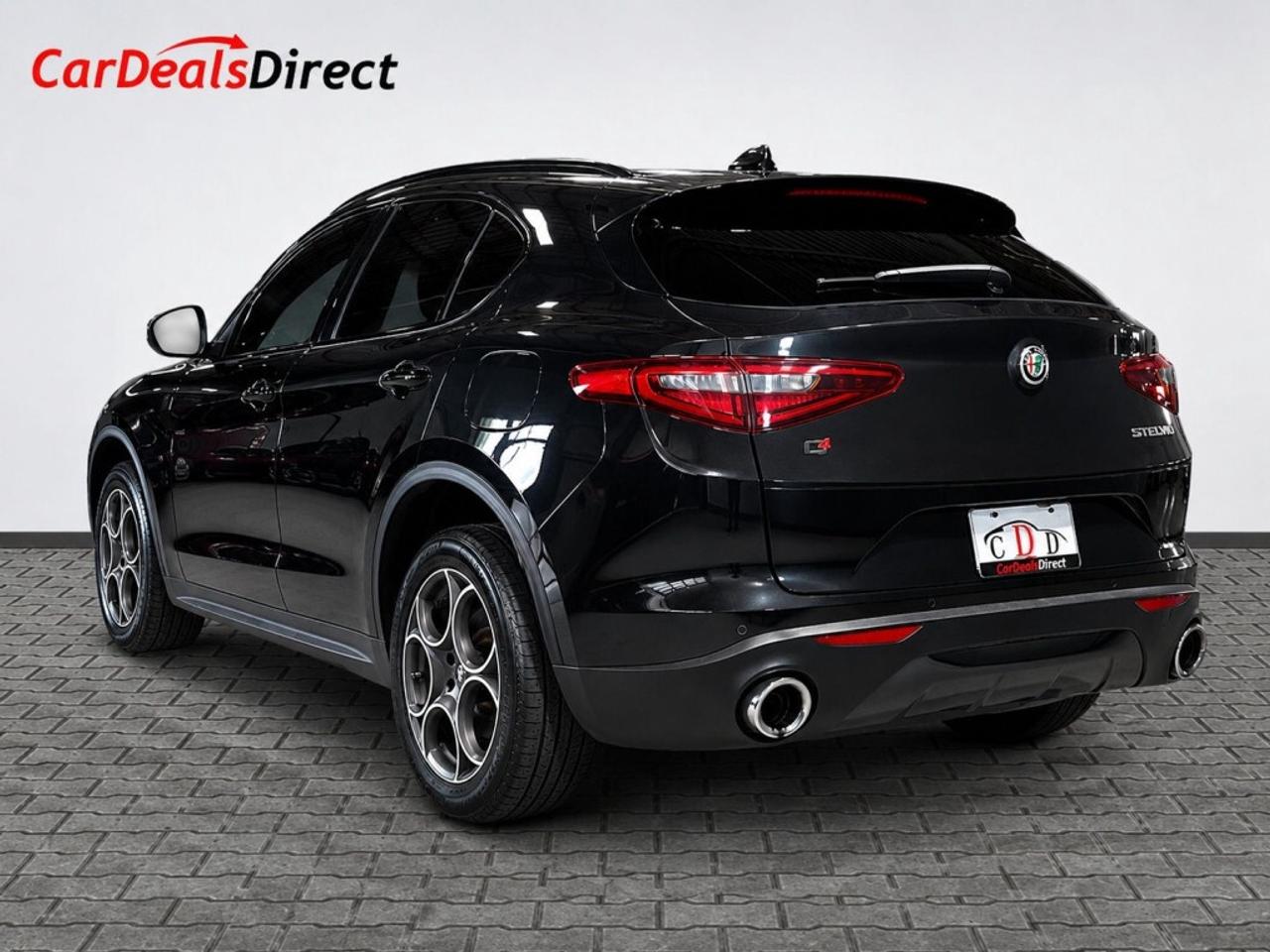 2021 Alfa Romeo Stelvio Q4 Sprint   AWD   Vulcano Black Metallic on Velvet Photo