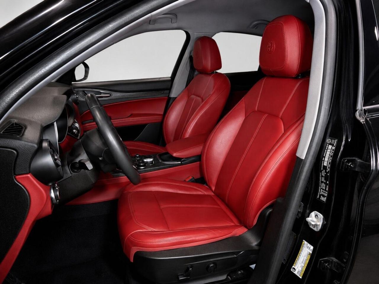 2021 Alfa Romeo Stelvio Q4 Sprint   AWD   Vulcano Black Metallic on Velvet Photo