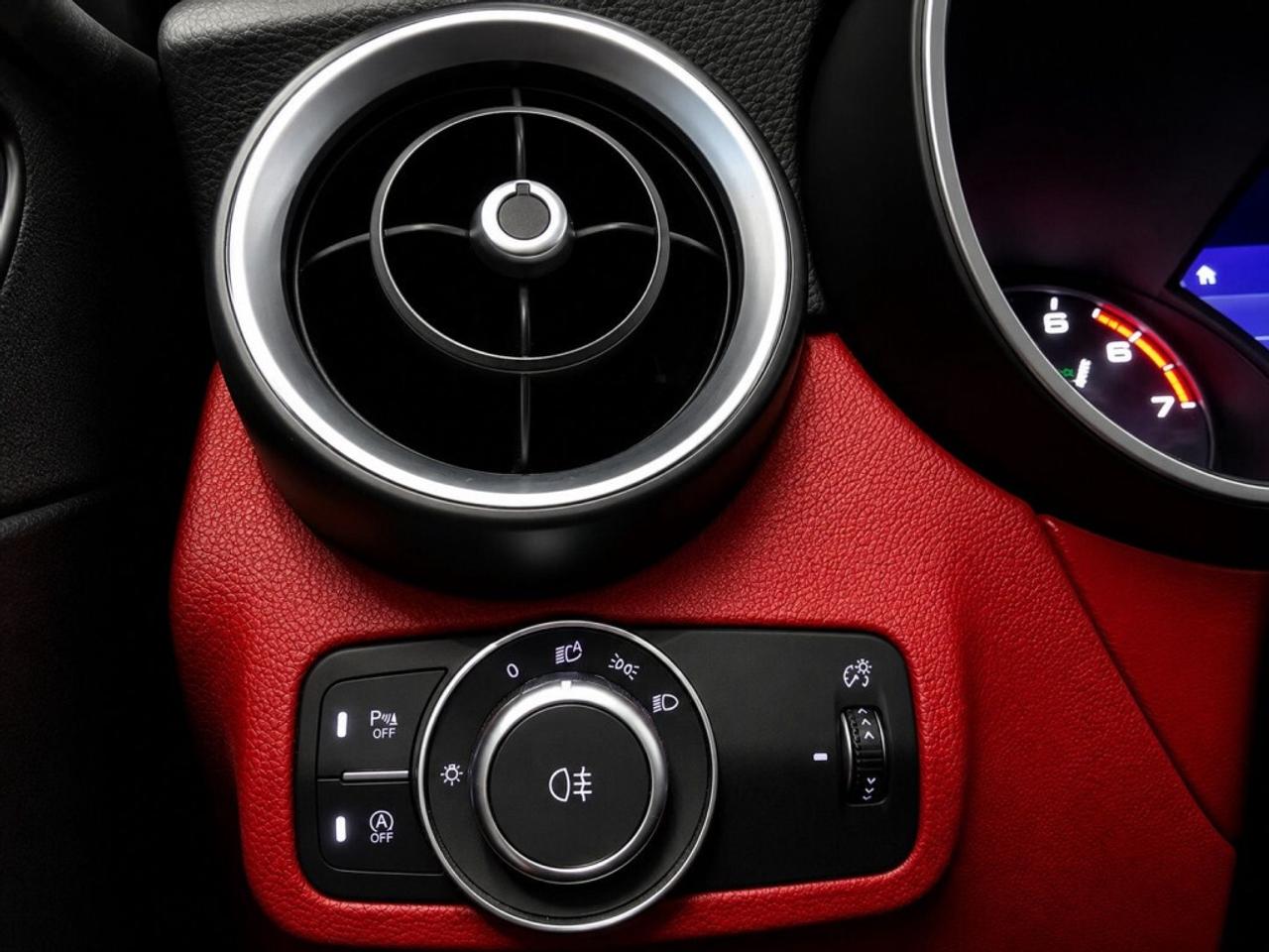 2021 Alfa Romeo Stelvio Q4 Sprint   AWD   Vulcano Black Metallic on Velvet Photo