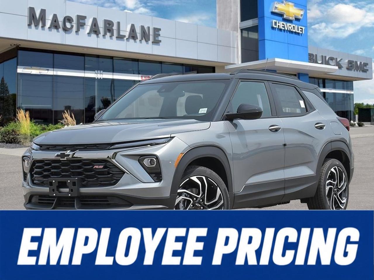 <p>Discover sporty design, confident capability and modern technology in this new <strong>2026 Chevrolet Trailblazer RS All-Wheel Drive</strong>. Available at MacFarlane Chevrolet Buick GMC in Petrolia, Ontario, this versatile small SUV is ideal for daily commuting, family transportation and weekend adventures throughout Southwestern Ontario.</p><p>Powered by an <strong>ECOTEC 1.3L Turbo engine</strong> producing 155 horsepower, the Trailblazer RS is paired with a smooth <strong>nine-speed automatic transmission</strong>. Its All-Wheel Drive system provides added traction and control when travelling through snow, rain and changing road conditions.</p><p>The athletic RS trim creates a bold appearance with an RS signature grille, black exterior badging and stylish <strong>19-inch high-gloss Black machined aluminum wheels</strong>. Inside, enjoy a flat-bottom steering wheel, red interior accents, heated front seats and a heated steering wheel. A programmable hands-free power liftgate provides convenient access to the flexible cargo area.</p><p>An <strong>11-inch HD colour touchscreen</strong> keeps compatible navigation, music and smartphone features within easy reach. Chevrolet Safety Assist adds greater confidence with six advanced safety and driver-assistance technologies.</p><p>Visit MacFarlane Chevrolet Buick GMC to explore this <strong>2026 Chevrolet Trailblazer RS AWD for sale near Sarnia, Strathroy, London and throughout Lambton County</strong>. Contact our sales team today to schedule your test drive.</p>