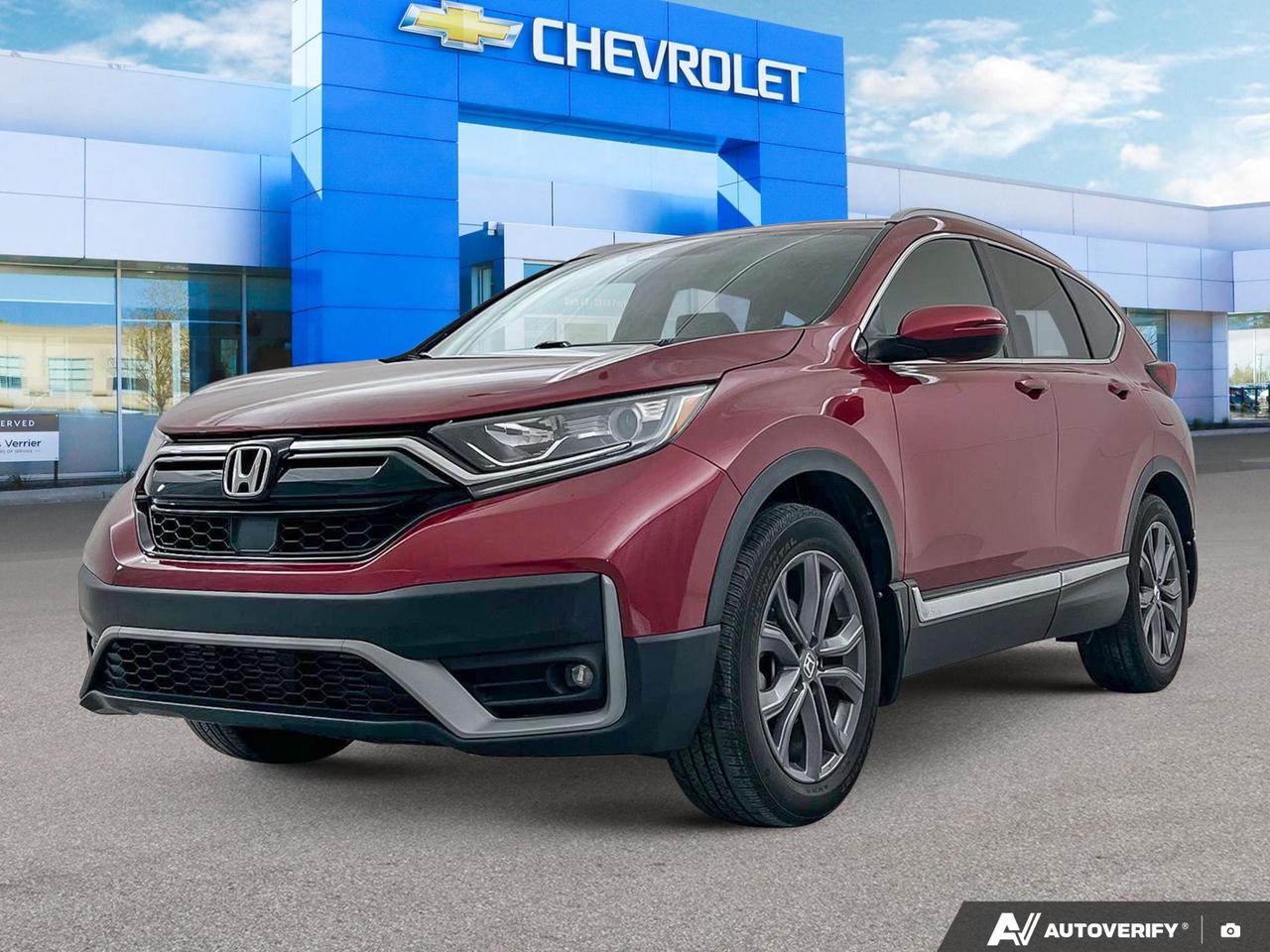 | Heated Steering | Heated Seats | Bluetooth | Leather | Sunroof | Adaptive Cruise Control |  Bucket Seats | Lane Keep Assist | Driver Monitoring Alert
The 2022 Honda CR-V Sport in Radiant Red Metallic is a well-equipped AWD crossover that punches above its weight class. With adaptive cruise control, heated leather seating, a panoramic sunroof, and a full suite of driver assistance tech, this is a CR-V that goes beyond the basics  all at a used-vehicle price point.

Key Features

- All Wheel Drive 
- Remote Engine Start 
- One Touch Power Moonroof With Tilt Feature
- Honda LaneWatch Blind Spot Display 
- Rearview Camera
- Apple CarPlay 
- Heated Front Seats
- Heated Leather Wrapped Steering Wheel 
- 7 Inch Display Audio System 

Safety Features

- Collision Mitigation Braking System 
- Forward Collision Warning System 
- Lane Departure Warning System 
- Road Departure Mitigation System 
- Adaptive Cruise Control With Low Speed Follow 
- Lane Keeping Assist System 
- Tire Pressure Monitoring System 

And More!

With 73,066 km on the odometer, this CR-V Sport is well into its stride and ready for its next chapter. Visit us at birchwoodchevrolet.ca to reserve this vehicle, start your purchase online, or book a test drive at Birchwood Chevrolet Buick GMC  our team is here to make the process straightforward and pressure-free.
All of our quality pre-owned vehicles are delivered with the following:
· a Birchwood Certified 152 pt Inspection
· a full tank of fuel
· Full service records (if available)
· a CARFAX report

Click, call (204) 837-5811, or visit Birchwood Chevrolet Buick GMC at the Birchwood Auto Park, 3965 Portage Avenue West at the Perimeter.

Special Financing Available! Price does not include taxes. Dealer Permit #4240.
Dealer permit #4240