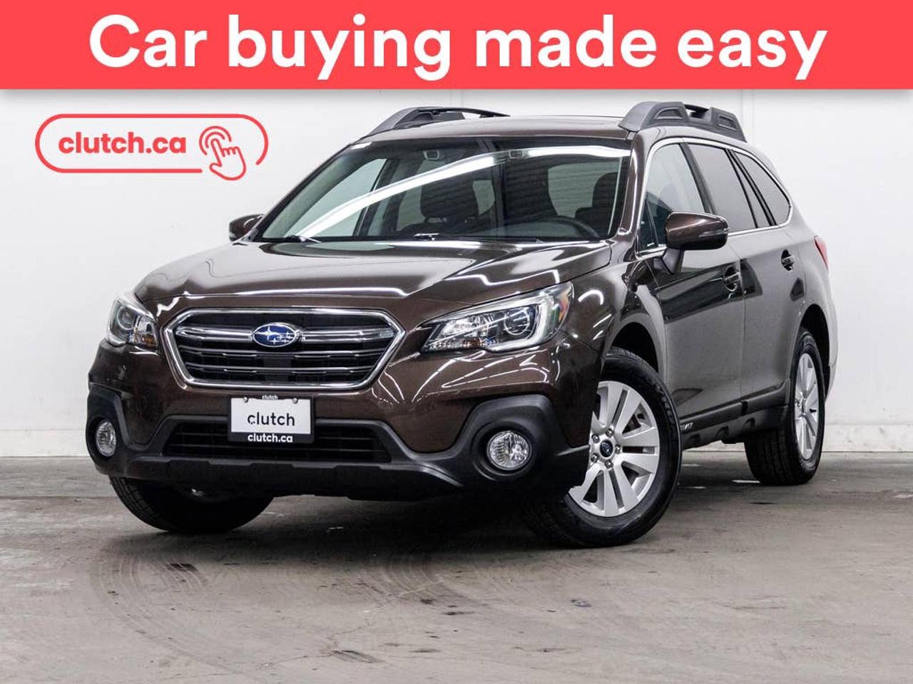 Power Tailgate/Hatch, Auto Dimming Rearview Mirror, Front Heated Seats and more!<br> <br>Clutch is the largest online used car retailer in Canada, delivering a seamless, hassle-free car-buying experience to drivers everywhere. Shop thousands of used cars online, get the right one delivered to your door, and enjoy peace of mind with our 10-Day Money-Back Guarantee. How sweet is that? To learn more, visit clutch.ca.<br> <br>The top features for this car include:<br> <br>Electric Parking Brake<br>Power Tailgate/Hatch<br>Auto Dimming Rearview Mirror<br>Front Heated Seats<br>Power Lumbar Support<br>Folding Rear Seats<br>Climate Control<br>Dual Zone Front Climate Control<br>Speed-Sensitive Volume<br>Bluetooth Music<br>Touchscreen Display<br>Cruise Control<br>Integrated Garage Door Opener<br>12V Outlet<br>Hands Free Device Connectivity<br>Apple CarPlay<br>Android Auto<br>USB Input<br>Keyless Entry<br>Blindspot Sensors<br>One-Touch Windows<br>Rear Window Defroster<br>Sunroof<br>Hill Assistance<br>Rear View Camera<br>Power Driver Seat<br>Brake Assist<br>Adaptive Cruise Control<br>Push Button Start<br>Passive Keyless Entry<br>Lane Departure Warning<br>Active Lane Keep Assistance<br>Forward Collision Mitigation<br>Rear Collision Warning<br>Rear Collision Mitigation<br>Pedestrian Detection<br>Driver Attention Alert<br>Automatic High Beams<br> <br>Seamless home delivery - Delivery to your door in a matter of days. Available on select packages.<br> <br>Try it out for 10 days - If you do not like it, we will take it back. <br> <br>Quality assured - All cars go through our rigorous 210-point inspection and reconditioning process.<br> <br>Peace of mind - Warranty and protection plans available.<br> <br>Haggle-free - No haggling or hard sells.<br> <br>100% Transparency - Full inspection reports on every car, including high-res photography and a free Carfax report.<br> <br>Listed price is for cash purchase only and does not include taxes, Shipping Fees (if applicable), Delivery Fees (if applicable), government licensing fees.<br> <br>Previous Provincial Registrations:<br>Ontario<br> <br>Stock # 117052