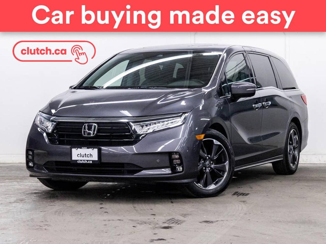 Electric Parking Brake, Brake Assist, Power Tailgate/Hatch and more!<br> <br>Clutch is the largest online used car retailer in Canada, delivering a seamless, hassle-free car-buying experience to drivers everywhere. Shop thousands of used cars online, get the right one delivered to your door, and enjoy peace of mind with our 10-Day Money-Back Guarantee. How sweet is that? To learn more, visit clutch.ca.<br> <br>The top features for this car include:<br> <br>Auto Stop/Start<br>Electric Parking Brake<br>Brake Assist<br>Power Tailgate/Hatch<br>Power Sliding Doors<br>Auto Dimming Rearview Mirror<br>Front Heated Seats<br>Ventilated Front Seats<br>Power Lumbar Support<br>Folding Rear Seats<br>Manual Fold-Into-Floor Third Row Seat<br>Synthetic Leather Seats<br>Driver Seat Memory System<br>Climate Control<br>Dual Zone Front Climate Control<br>Rear Climate Control<br>Premium Sound System<br>Speed-Sensitive Volume<br>Bluetooth Music<br>Touchscreen Display<br>Rear Entertainment System<br>GPS Navigation<br>Cruise Control<br>Adaptive Cruise Control<br>Integrated Garage Door Opener<br>12V Outlet<br>Hands Free Device Connectivity<br>Apple CarPlay<br>Android Auto<br>Wireless Charging<br>USB Input<br>Keyless Entry<br>Push Button Start<br>Passive Keyless Entry<br>Keyfob Remote Start<br>Power Folding Exterior Mirrors<br>Rear Seat Reminder<br>Lane Departure Warning<br>Active Lane Keep Assistance<br>Blindspot Sensors<br>Forward Collision Mitigation<br>Rear Collision Warning<br>Rear Cross Traffic Alert<br>Pedestrian Detection<br>Traffic Sign Recognition<br>Heated Steering Wheel<br>One-Touch Windows<br>Rain Sensing Wipers<br>Rear Window Defroster<br>Sunroof<br>Hill Assistance<br>Automatic High Beams<br>Rear View Camera<br>Parking Sensors<br>Rear Parking Sensors<br>Power Driver Seat<br>Power Passenger Seat<br>Ambient Lighting<br>App Remote Start<br> <br>Seamless home delivery - Delivery to your door in a matter of days. Available on select packages.<br> <br>Try it out for 10 days - If you do not like it, we will take it back. <br> <br>Quality assured - All cars go through our rigorous 210-point inspection and reconditioning process.<br> <br>Peace of mind - Warranty and protection plans available.<br> <br>Haggle-free - No haggling or hard sells.<br> <br>100% Transparency - Full inspection reports on every car, including high-res photography and a free Carfax report.<br> <br>Listed price is for cash purchase only and does not include taxes, Shipping Fees (if applicable), Delivery Fees (if applicable), government licensing fees.<br> <br>Previous Provincial Registrations:<br>Ontario<br> <br>Stock # 117107