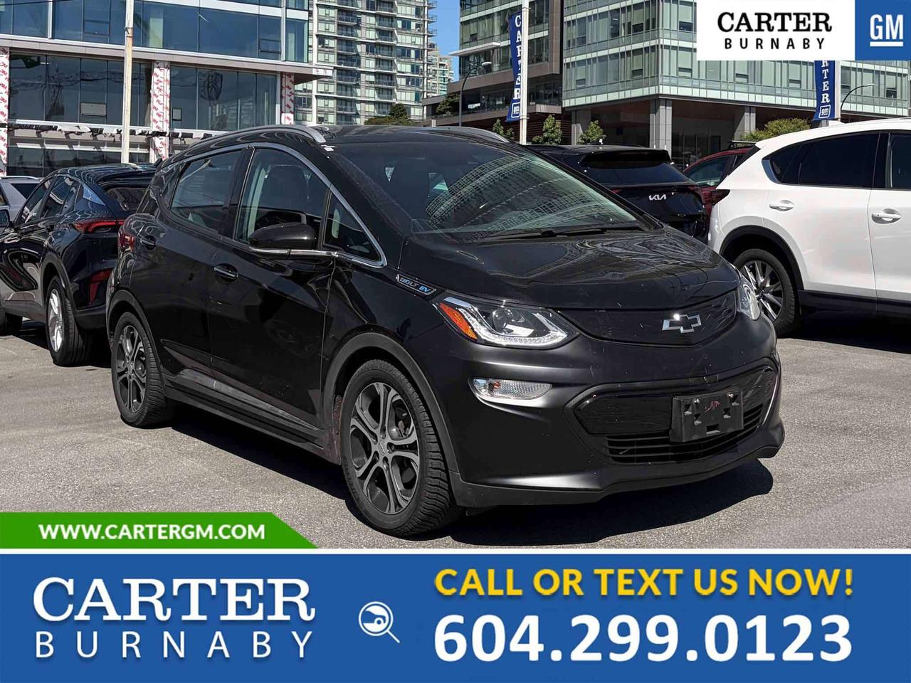 Used 2021 Chevrolet Bolt EV FWD | Up to 417 km range/Climate control for sale in Burnaby, BC