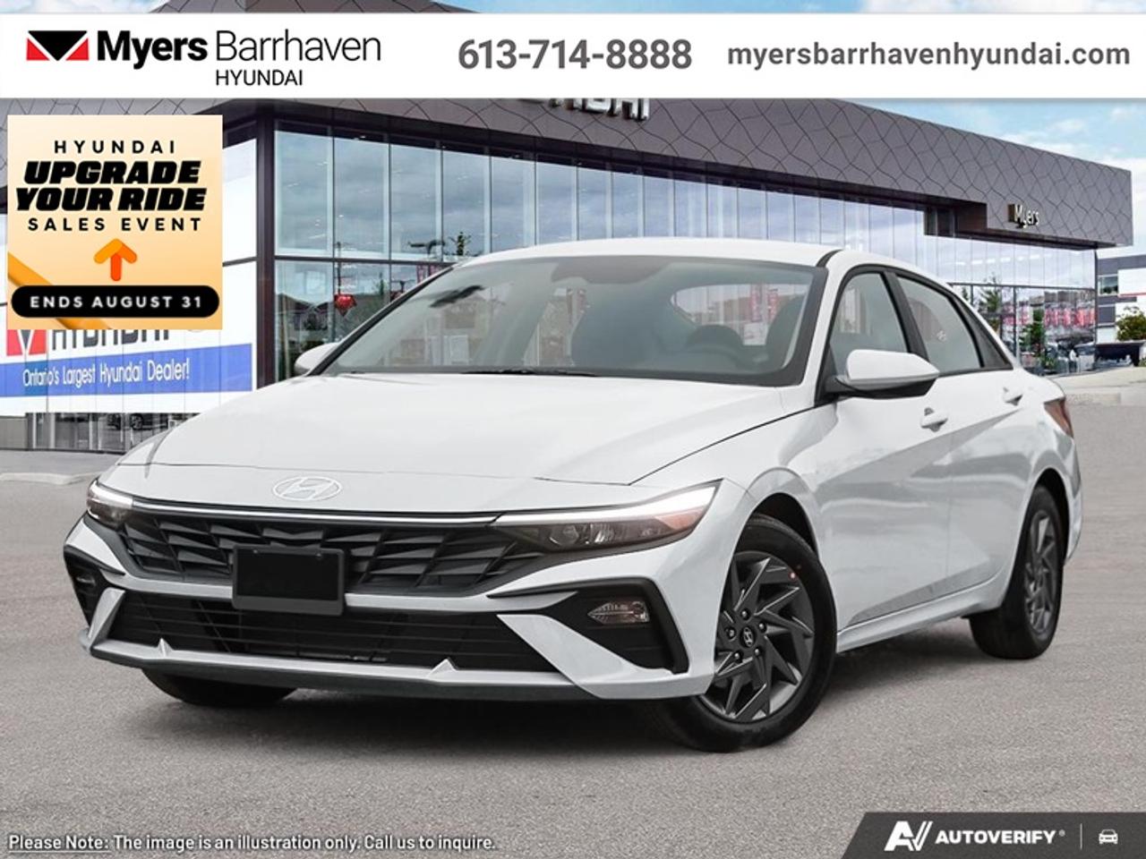 <b>Heated Seats,  Heated Steering Wheel,  Blind Spot Warning,  Remote Start,  Lane Keep Assist!</b><br> <br> Crisp lines, sharp styling, and unexpected comfort, this 2026 Elantra is exactly what the sedan segment needed.<br> <br>This 2026 Elantra was made to be the sharpest compact sedan on the road. With tons of technology packed into the spacious and comfortable interior, along with bold and edgy styling inside and out, this family sedan makes the unexpected your daily driver.<br> <br>This Atlas White sedan has an Automatic transmission and is powered by a 147HP 2.0L 4 Cylinder Engine. <br> <br> Our Elantras trim level is Preferred. The cabin prioritizes comfort and intuitive usability with heated front bucket seats, premium tricot cloth upholstery, a heated leather steering wheel, and a 6-way adjustable driver seat with height adjustment. Everyday operation feels streamlined through proximity key entry with push button start, smart trunk proximity access, power windows with driver one-touch up/down, cruise control, and well-organized storage including a full floor console and front center armrest. Technology is centered on an 8 inch display audio system with wireless Android Auto, Apple CarPlay, Bluetooth with voice recognition, USB connectivity, smart device integration and two front LCD monitors. A redundant digital speedometer, trip computer, driver information center and key fob remote start further enhance daily convenience. Safety is comprehensive with forward collision avoidance assist with pedestrian detection, blind spot collision warning, rear cross-traffic collision avoidance assist, lane keeping assist, lane follow assist, a full suite of front, side and curtain airbags including rear side-impact coverage, stability and traction control, tire pressure monitoring, driver monitoring alert, child safety locks and a back up camera. This vehicle has been upgraded with the following features: Heated Seats, Heated Steering Wheel, Blind Spot Warning, Remote Start, Lane Keep Assist, Collision Mitigation.<br><br> <br/><br> o~o