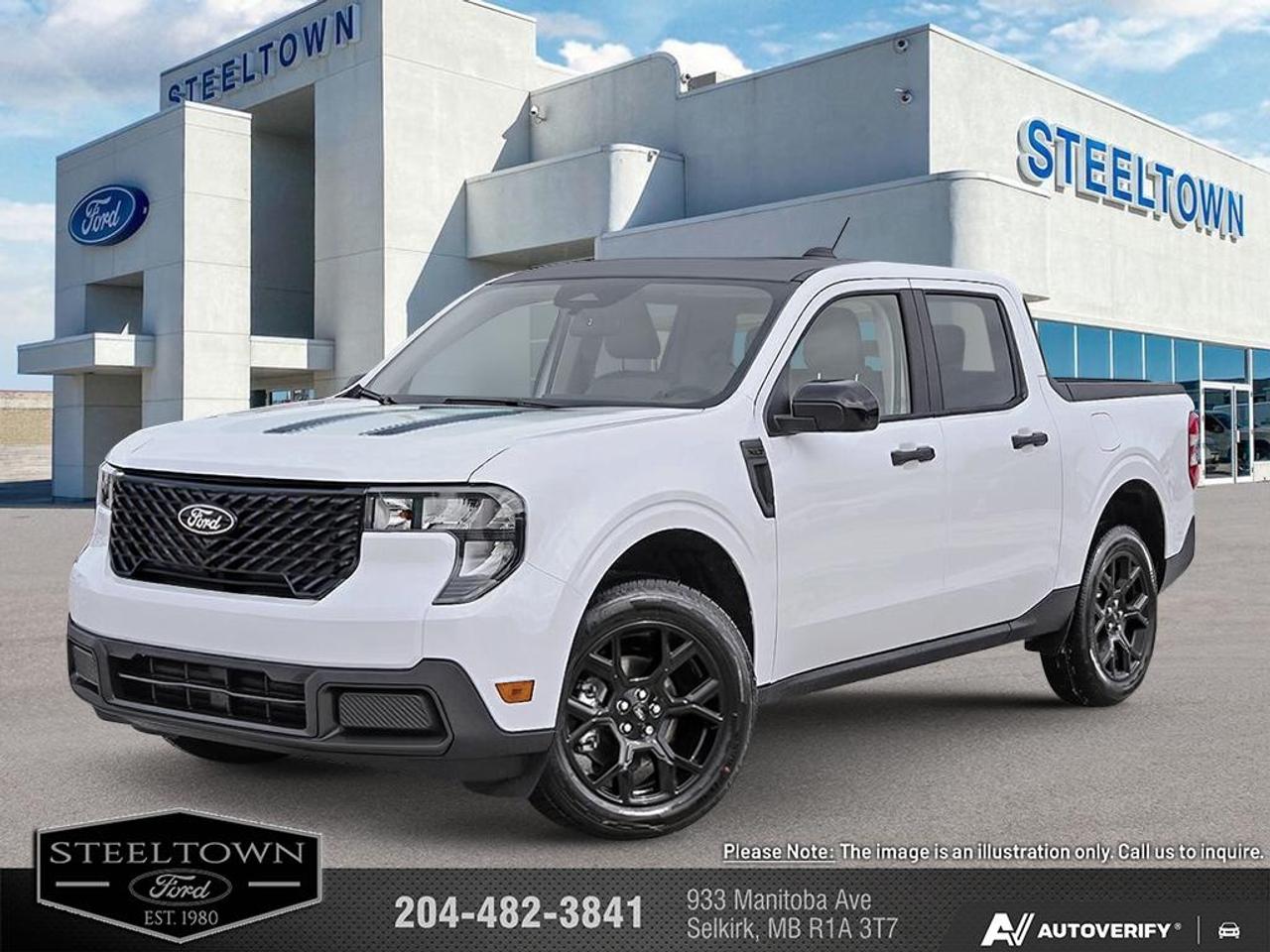 <b>FordPass Connect,  Apple CarPlay,  Android Auto,  Pre-Collision Assist,  Lane Keep Assist!</b><br> <br> We value your TIME, we wont waste it or your gas is on us!   We offer extended test drives and if you cant make it out to us we will come straight to you!<br> <br>The 2026 Ford Maverick delivers compact utility, bold styling and versatile capability in a pickup built for modern life.<br> <br>The 2026 Ford Maverick balances the utility of a pickup with the size and maneuverability tailored for daily use and light-duty tasks. Inside, the cabin features thoughtful materials, simple modern tech and seating designed to support every passenger comfortably. With its versatile footprint, confident styling and Fords reputation for dependability, the Maverick stands out as a smart choice for lifestyle-driven truck buyers.<br> <br>This Oxford White Crew Cab 4X4 pickup has an Automatic transmission and is powered by a 191HP 2.5L 4 Cylinder Engine. <br> <br> Our Mavericks trim level is XLT. This hybrid pickup blends efficiency and versatility, pairing a lithium-ion battery with regenerative braking and a 1,400 lb maximum payload to handle both daily drives and demanding tasks with ease. Inside, it features a spacious cabin with cloth bucket seats, a 13.2 SYNC 4 touchscreen, wireless Apple CarPlay and Android Auto, SiriusXM, Bluetooth, 5G Wi-Fi hotspot, and smart storage solutions for both passengers and gear. Safety is prioritized with Pre-Collision Assist with pedestrian detection, lane-keeping aid, driver monitoring, cross-traffic mitigation, multiple airbags including curtain and knee protection, rear child safety locks, and Fords advanced stability and traction systems for confident driving in all conditions. This vehicle has been upgraded with the following features: FordPass Connect, Apple CarPlay, Android Auto, Pre-Collision Assist, Lane Keep Assist, Lane Departure Warning.<br><br> View the original window sticker for this vehicle with this url <b><a href=http://www.windowsticker.forddirect.com/windowsticker.pdf?vin=3FTTW8J33TRA10660 target=_blank>http://www.windowsticker.forddirect.com/windowsticker.pdf?vin=3FTTW8J33TRA10660</a></b>.<br> <br>To apply right now for financing use this link: <a href=http://www.steeltownford.com/?https://CreditOnline.dealertrack.ca/Web/Default.aspx?Token=bf62ebad-31a4-49e3-93be-9b163c26b54c&La target=_blank>http://www.steeltownford.com/?https://CreditOnline.dealertrack.ca/Web/Default.aspx?Token=bf62ebad-31a4-49e3-93be-9b163c26b54c&La</a><br> <br/>4.99% financing for 84 months. Incentives expire 2026-07-31. See dealer for details. <br><br>Family owned and operated in Selkirk for 35 Years.  <br>Steeltown Ford is located just 20 minutes North of the Perimeter Hwy, with an onsite banking center that offers free consultations. <br>Ask about our special dealer rates available through all major banks and credit unions.<br>Dealer retains all rebates, plus taxes, govt fees and Steeltown Protect Plus.<br>Steeltown Ford Protect Plus includes:<br>- Life Time Tire Warranty <br>Dealer Permit # 1039<br><br><br> Come by and check out our fleet of 100+ used cars and trucks and 200+ new cars and trucks for sale in Selkirk.  o~o