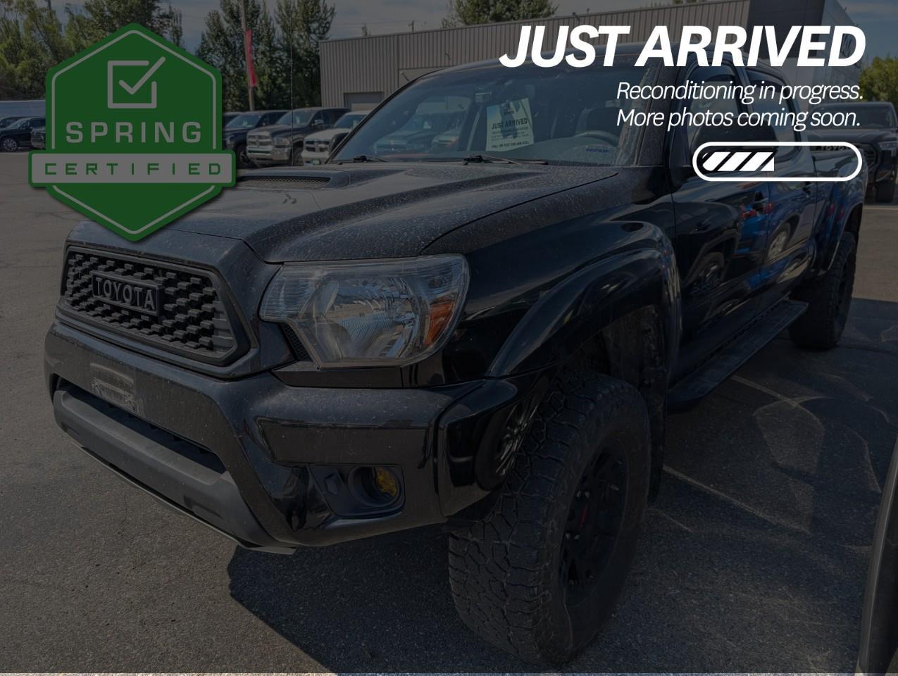 Used 2015 Toyota Tacoma V6 LOTS OF UPGRADES! TIRES AND RIMS, LEVELING KIT, HEAD LIGHT, FOG LIGHT, CERAMIC COAT, ALL SEASON MATS, AND MORE. for sale in Cranbrook, BC