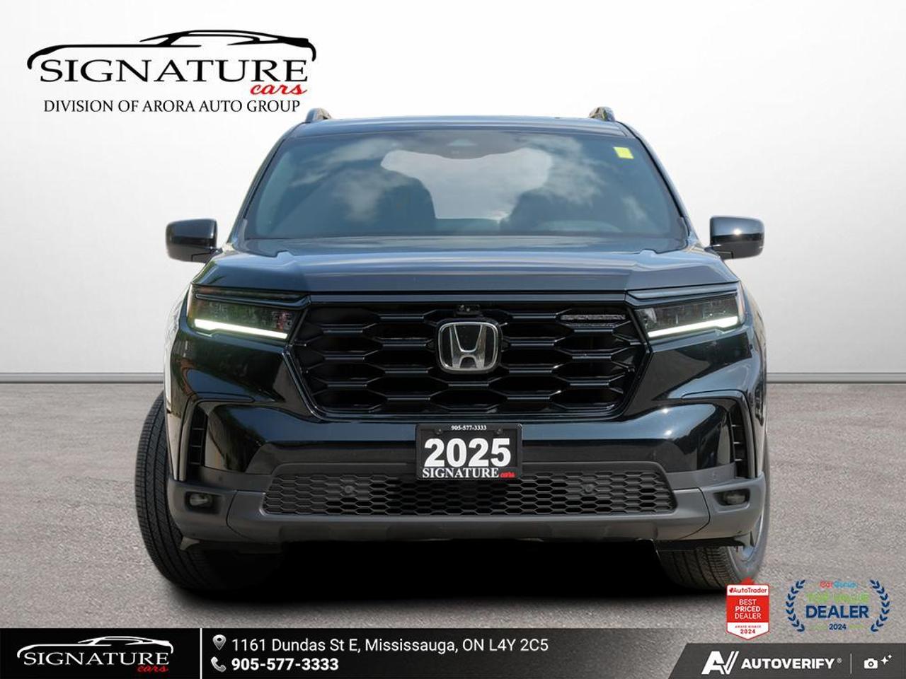2025 Honda Pilot Black Edition No Accident One Owner Panoramic Roof Photo