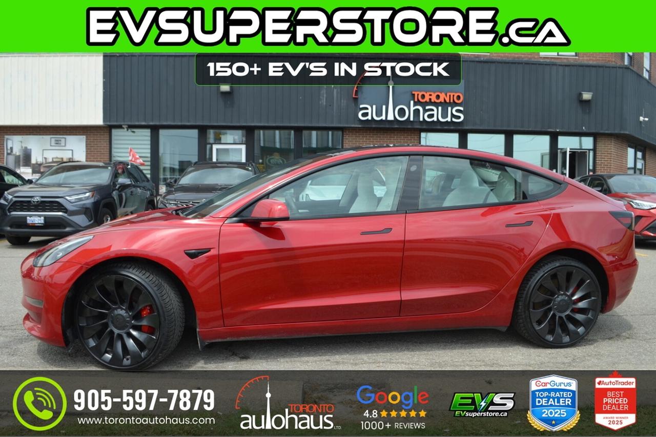 2023 Tesla Model 3 PERFORMANCE AWD I WHITE INTERIOR Photo