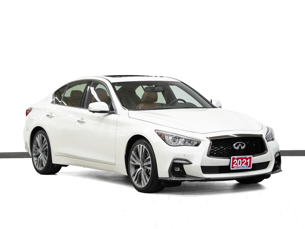 2021 Infiniti Q50 SPORT TECH AWD | Nav | Leather | Sunroof | CarPlay