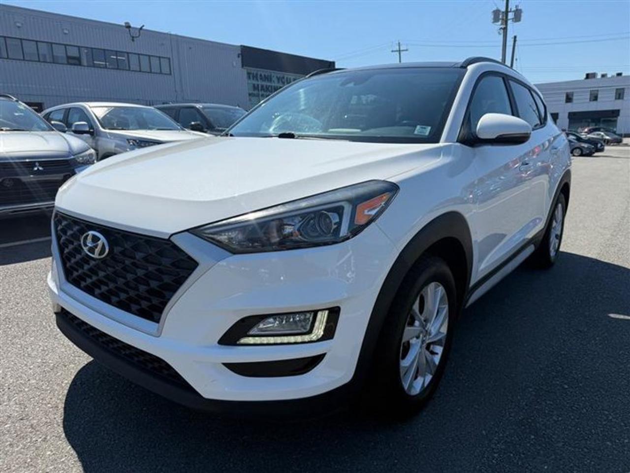 2020 Hyundai TucsonComfortable, capable, and easy on fuel, like a couch that can off-road. Its ready for road trips or just surviving Monday.2020 Hyundai Tucson Preferred AWD, Alloy wheels, Dual front impact airbags, Dual front side impact airbags, Exterior Parking Camera Rear, Front fog lights, Heated Front Bucket Seats (3-Steps), Heated steering wheel, Occupant sensing airbag, Overhead airbag.Cream White Pearl 2020 Hyundai Tucson Preferred AWD 6-Speed Automatic with Overdrive 2.0L 4-CylinderSteele Mitsubishi has the largest and most diverse selection of preowned vehicles in HRM. Buy with confidence, knowing we use fair market pricing guaranteeing the absolute best value in all of our pre owned inventory!Steele Auto Group is one of the most diversified group of automobile dealerships in Canada, with 60 dealerships selling 29 brands and an employee base of well over 2300. Sales are up over last year and our plan going forward is to expand further into Atlantic Canada and the United States furthering our commitment to our Canadian customers as well as welcoming our new customers in the USA.Reviews:* Most owners say this era of Tucson attracted their attention with unique exterior styling, and sealed the deal with a great balance of comfortable ride quality and sporty, spirited driving dynamics. Bang-for-the-buck was highly rated as well. Source: autoTRADER.ca