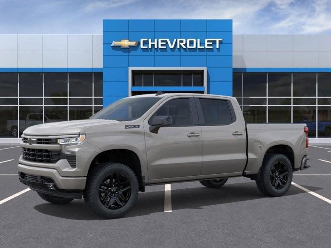 2026 Chevrolet Silverado 1500 RST New 5 Passenger Crew Cab V8 4X4 Truck with Heated Front Seats, Heated Steering Wheel, Wireless Phone Charging, Dark Appearance Package and a 13.4 Diagonal Touchscreen Radio with Google Built-In, Wirel Photo