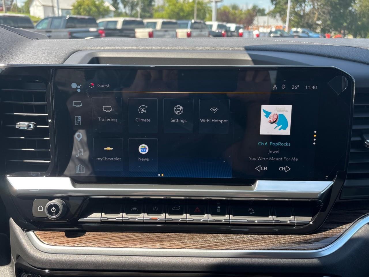 2026 Chevrolet Silverado 1500 RST New 5 Passenger Crew Cab V8 4X4 Truck with Heated Front Seats, Heated Steering Wheel, Wireless Phone Charging, Dark Appearance Package and a 13.4 Diagonal Touchscreen Radio with Google Built-In, Wirel Photo