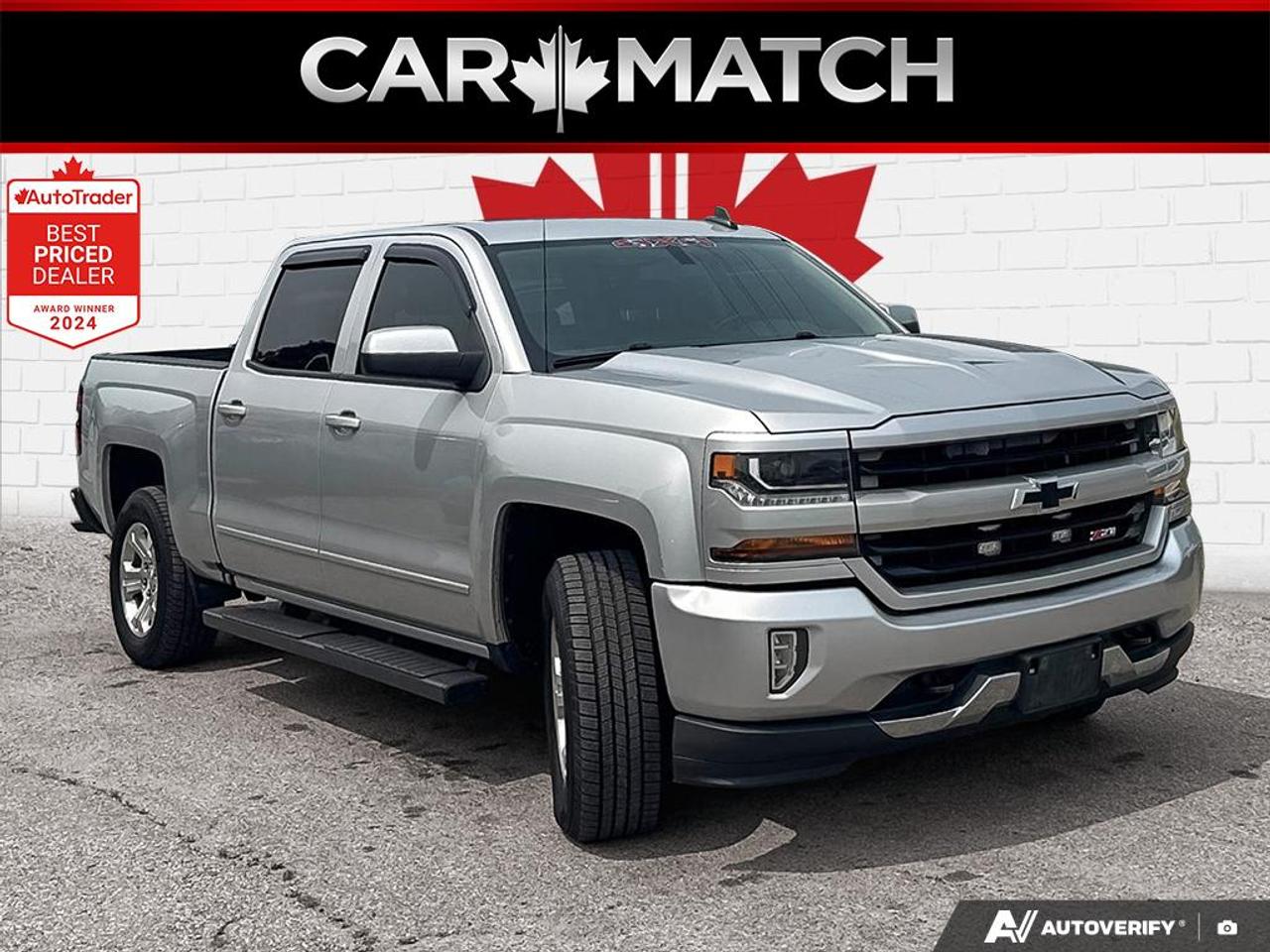 2017 Chevrolet Silverado 1500 LT / Z71 / NO ACCIDENTS / LEATHER / NAV / 4X4 Photo