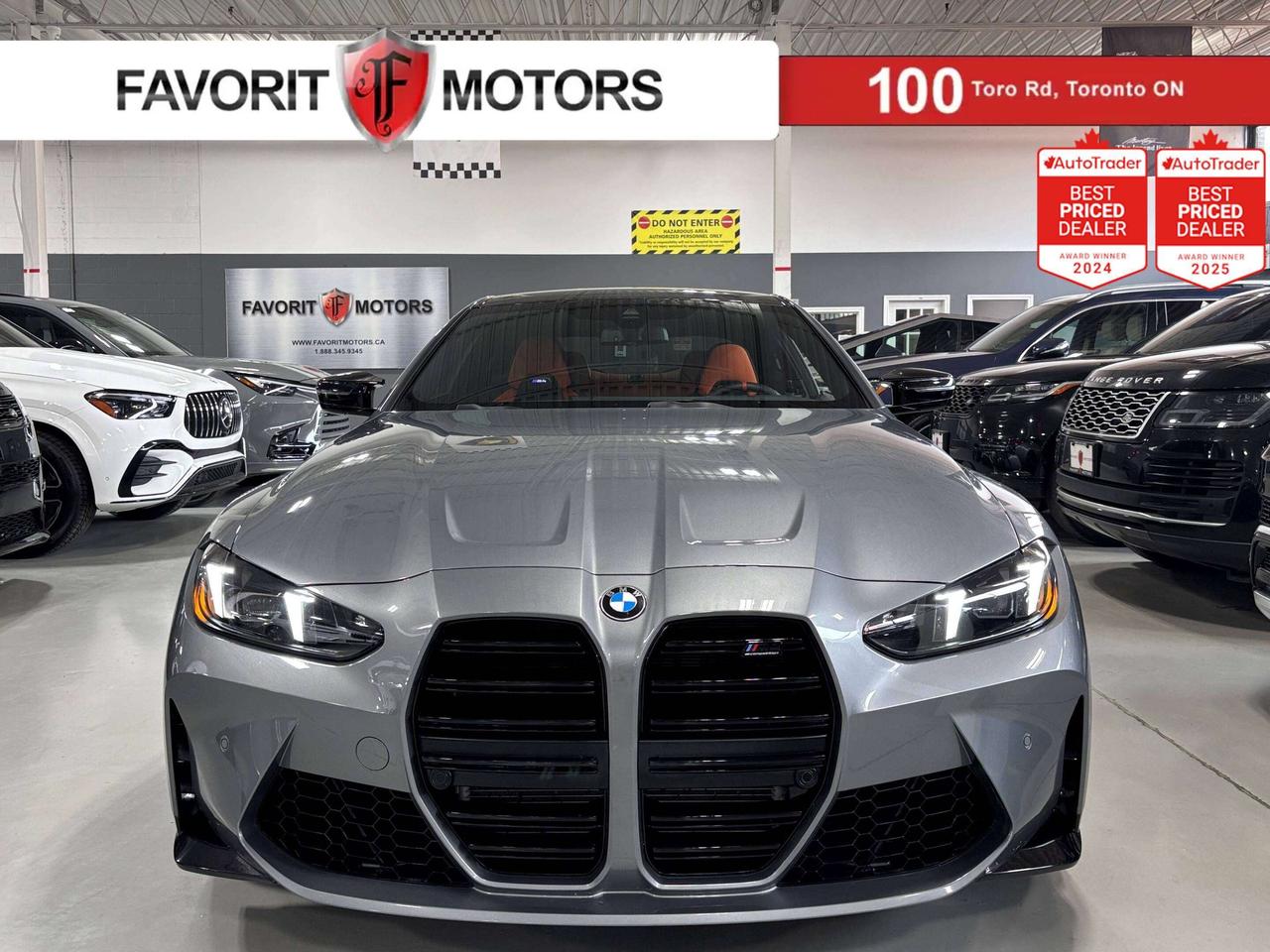 **MONTH-END SPECIAL!** - - > | NO LUXURY TAX | < - - FEATURING : 523HP TWINTURBO POWERED, XDRIVE AWD, COUPE, CARBON ROOF, BMW LED HEADLIGHTS, BMW LASER TAIL LIGHTS, MULTICOLOUR AMBIENT LIGHTING, WIRELESS CHARGING TRAY, MULTI CUSTOMIZABLE DRIVE MODES, PADDLE SHIFTERS, PERFORMANCE DISPLAYS, DIGITAL GAUGE CLUSTER NAVIGATION DISPLAY, HIGHLY EQUIPPED, EXTREMELY CLEAN! FINISHED IN GRAY ON MATCHING TWO TONE ORANGE AND BLACK INTERIOR, STITCHED LEATHER SEATS, HEATED SEATS, HEATED STEERING WHEEL, NAVIGATION SYSTEM, BACKUP CAMERA, PARKING SENSORS, FORWARD COLLISION MITIGATION, LANE DEPARTURE WARNING, ACTIVE BLIND SPOT DETECTION, FATIGUE ALERT, CROSS TRAFFIC WARNING, AM, FM, SATELLITE, SPOTIFY, APPLECARPLAY, ANDROIDAUTO, BLUETOOTH, PREMIUM M ALLOYS, M BRAKES, STEERING WHEEL CONTROLS, PREMIUM SOUND SYSTEM, POWER OPTIONS, POWER TRUNK, AND MUCH MORE!!!


**As per OMVIC regulations, this vehicle is not drivable, not certified and not e-tested. Certification is available for $899.** All our vehicles are in excellent condition and have been fully inspected by an in-house licensed mechanic.


The advertised price is a finance only price, if you wish to purchase the vehicle for cash additional $2,000 surcharge will apply. Applicable prices and special offers are subject to change with or without notice and shall be at the full discretion of Favorit Motors.