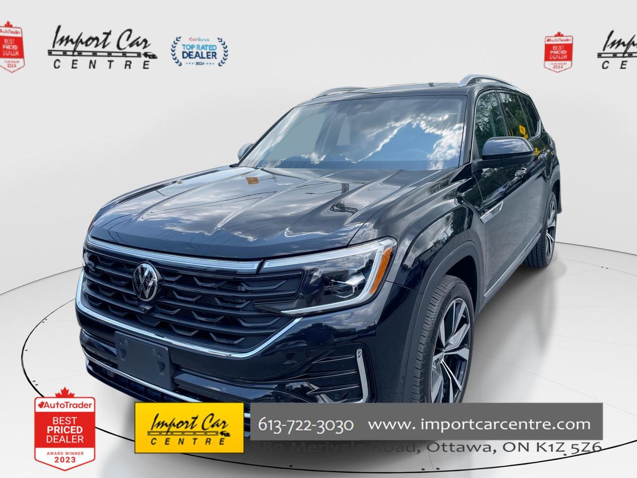 Used 2025 Volkswagen Atlas 2.0 TSI Execline EXECLINE R LINE, LEATHER, HUDS, P for sale in Ottawa, ON