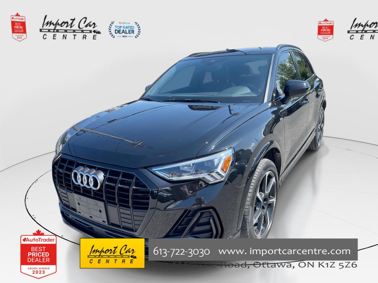 Used 2022 Audi Q3 45 Progressiv PROGRESSIV, LEATHER, PANO.ROOF, 19 A for sale in Ottawa, ON