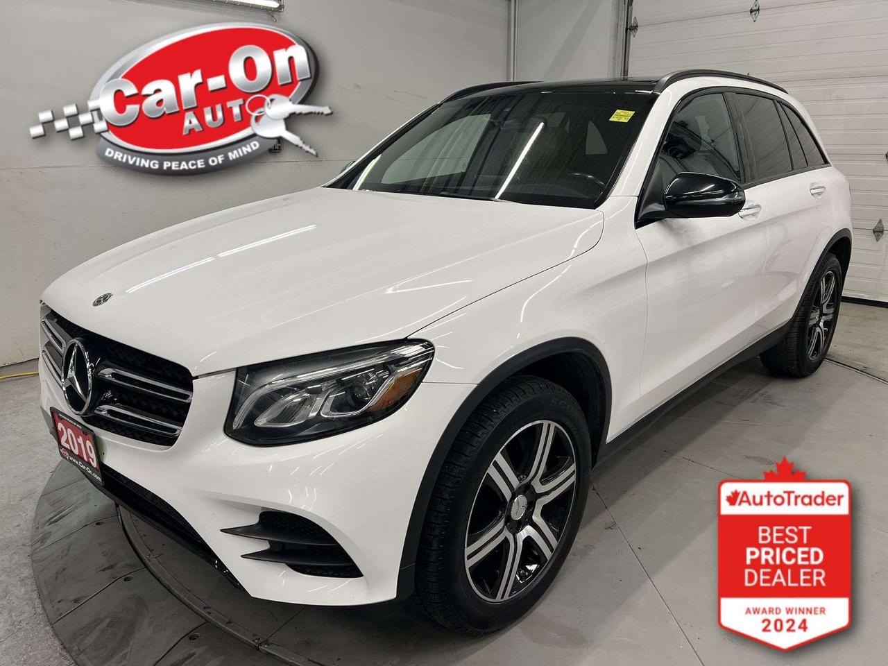 GLC 300 ALL-WHEEL DRIVE W/ PREMIUM PACKAGE!! Leather, panoramic sunroof, heated seats, navigation, 19-inch alloys, blind spot monitor, rear cross-traffic alert, backup camera, dual-zone climate control, keyless entry w/ push start, paddle shifters, power liftgate, full power group incl. power driver & passenger seats, automatic headlights, cruise control, Bluetooth and Sirius XM!!*This car was used as a previous daily rental!*