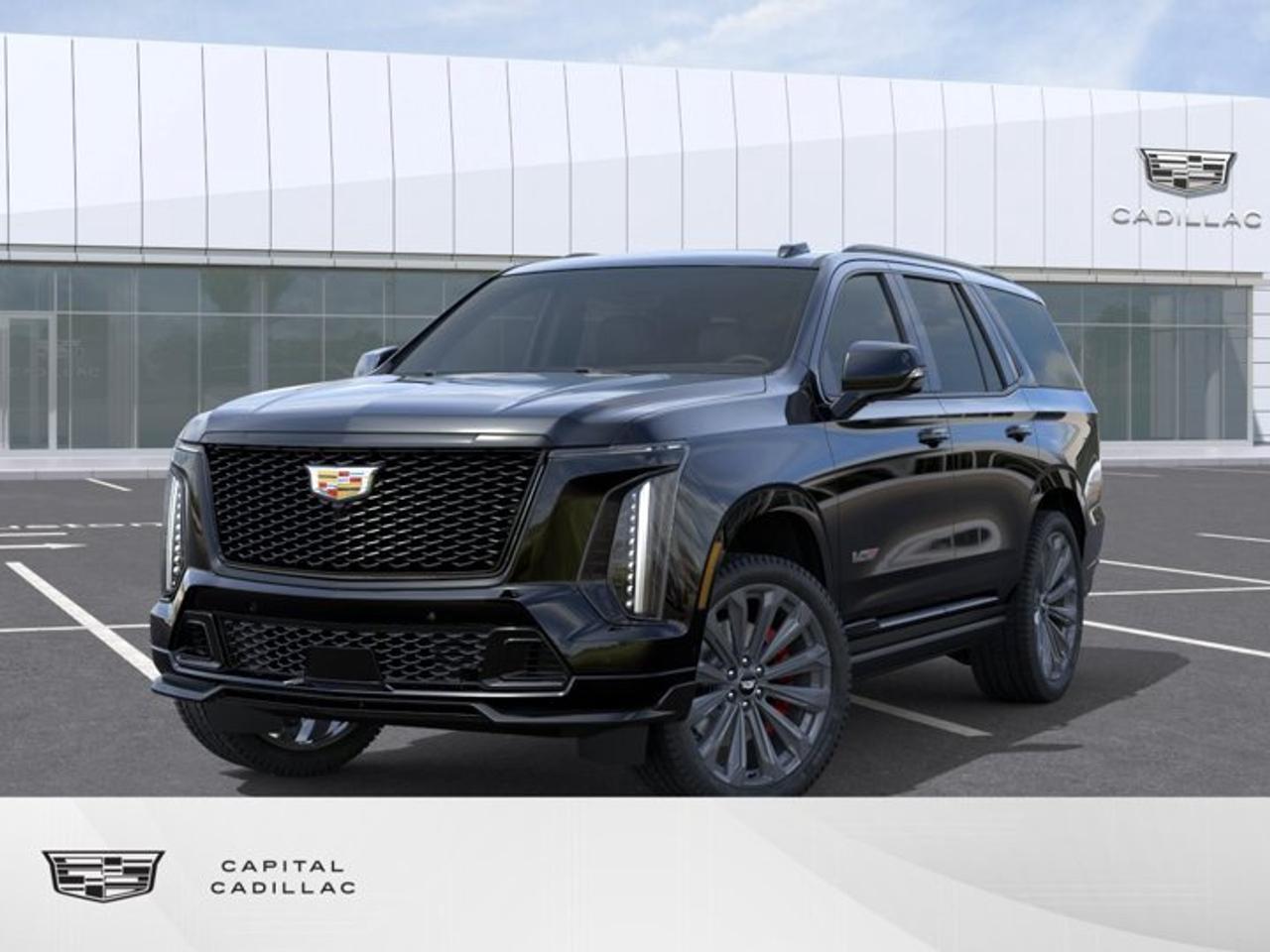 DEAL PENDINGThis 2026 Cadillac Escalade in Black Raven is equipped with AWD and Supercharged Gas V8 6.2L/376 engine.The Cadillac Escalade is original icon of arrival. Full LED Light Blade taillamps emit thin blades of light that give the Escalade an unmistakable signature at night, while 22in polished aluminum wheels make a statement. Available power assist steps, a hands-free liftgate, invisible rear wiper and concierge lighting put convenience in the drivers seat. Inside, stunning craftsmanship meets stunning comfort, including heated and cooled front seats and heated rear outboard seats, not to mention 12-way power adjustable front seats and 3-zone climate control. The Escalade can seat up to 8 passengers with 2,667 L of cargo space. Second- and third-row passengers can also enjoy the available rear seat entertainment system and 16-speaker sound system. Under the hood, the 420hp 6.2L V8 offers engine technologies like continuous variable valve timing, direct injection and active fuel management to ensure power is harnessed efficiently, plus the 10-speed automatic transmission delivers near instantaneous shifts for smooth acceleration and optimal power in any gear. Four-wheel drive, magnetic ride control, break assist and 3764 KG (8300 LB.) trailering capacity make it easy for you to manage the road ahead. The Escalade offers a range of convenient features including an infotainment system, Apple CarPlay and Android Auto compatibility, navigation, built-in Wi-Fi, remote start, wireless charging and a head-up display. Youll also find a comprehensive suite of safety features such as automatic parking assist, rear camera mirror, surround vision, lane keep assist, forward collision alert, adaptive cruise control, safety alert seat, lane change alert with side blind zone alert and more.Check out this vehicles pictures, features, options and specs, and let us know if you have any questions. Helping find the perfect vehicle FOR YOU is our only priority.P.S...Sometimes texting is easier. Text (or call) 805-978-4063 for fast answers at your fingertips!Dealer License #914248Disclaimer: All prices are plus taxes & include all cash credits & loyalties. See dealer for Details.