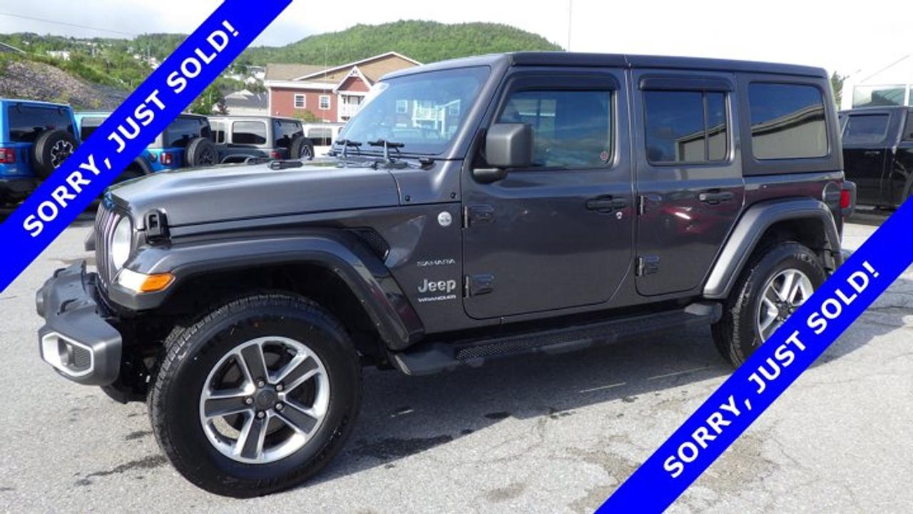 Sahara 4 Door 4x4, 8-Speed Automatic w/OD, Gas V-6 3.6 L/220
