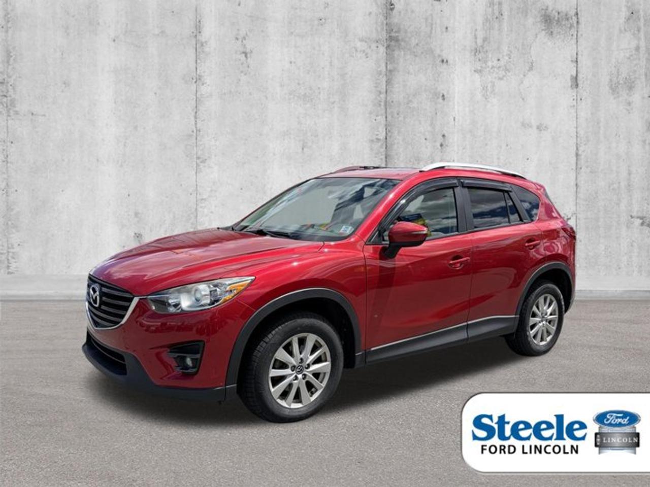 Recent Arrival!Red2016 Mazda CX-5 GSFWD 6-Speed Automatic SKYACTIV®-G 2.5L 4-Cylinder DOHC 16VVALUE MARKET PRICING!!.ALL CREDIT APPLICATIONS ACCEPTED! ESTABLISH OR REBUILD YOUR CREDIT HERE. APPLY AT https://steeleadvantagefinancing.com/6198 We know that you have high expectations in your car search in Halifax. So if youre in the market for a pre-owned vehicle that undergoes our exclusive inspection protocol, stop by Steele Ford Lincoln. Were confident we have the right vehicle for you. Here at Steele Ford Lincoln, we enjoy the challenge of meeting and exceeding customer expectations in all things automotive.