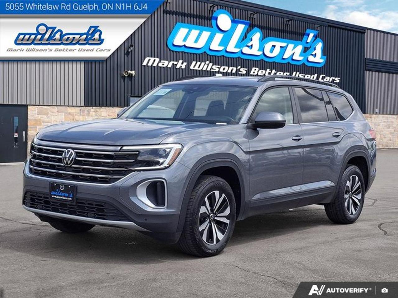 2025 Volkswagen Atlas Comfortline AWD | Leather | Cooled + Heated Seats | Heated Wheel | Adaptive Cruise | and More ! Photo