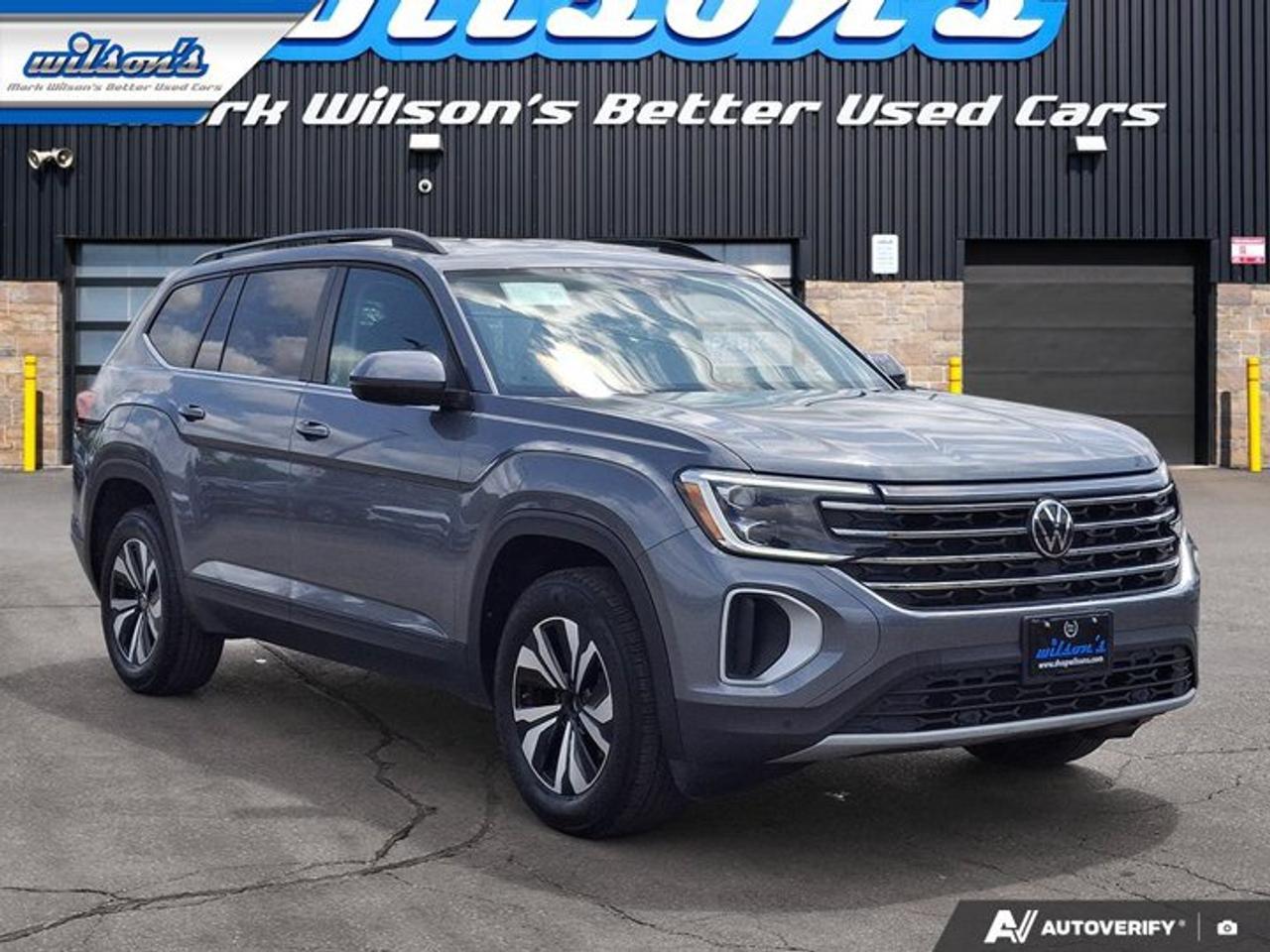 2025 Volkswagen Atlas Comfortline AWD | Leather | Cooled + Heated Seats | Heated Wheel | Adaptive Cruise | and More ! Photo