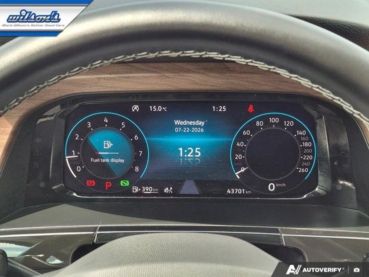 2025 Volkswagen Atlas Comfortline AWD | Leather | Cooled + Heated Seats | Heated Wheel | Adaptive Cruise | and More ! Photo
