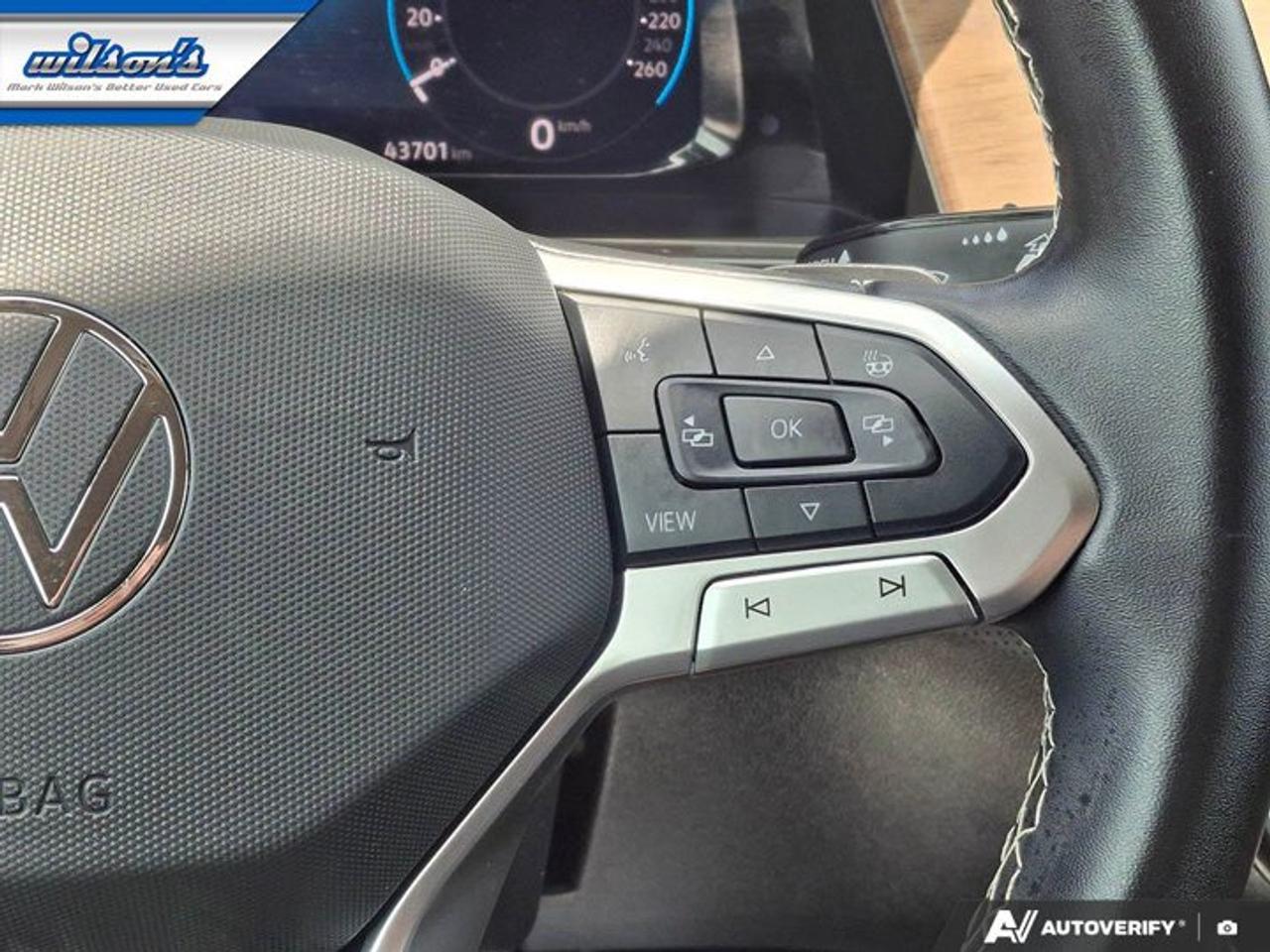 2025 Volkswagen Atlas Comfortline AWD | Leather | Cooled + Heated Seats | Heated Wheel | Adaptive Cruise | and More ! Photo