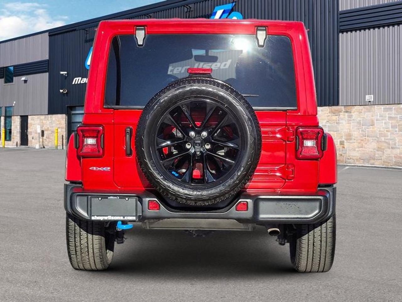 2022 Jeep Wrangler 4xe Unlimited Sahara 4xE | Split Leather | Heated Seats + Steering | Alpine Audio | CarPlay & More ! Photo