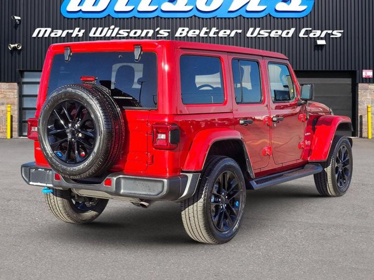 2022 Jeep Wrangler 4xe Unlimited Sahara 4xE | Split Leather | Heated Seats + Steering | Alpine Audio | CarPlay & More ! Photo