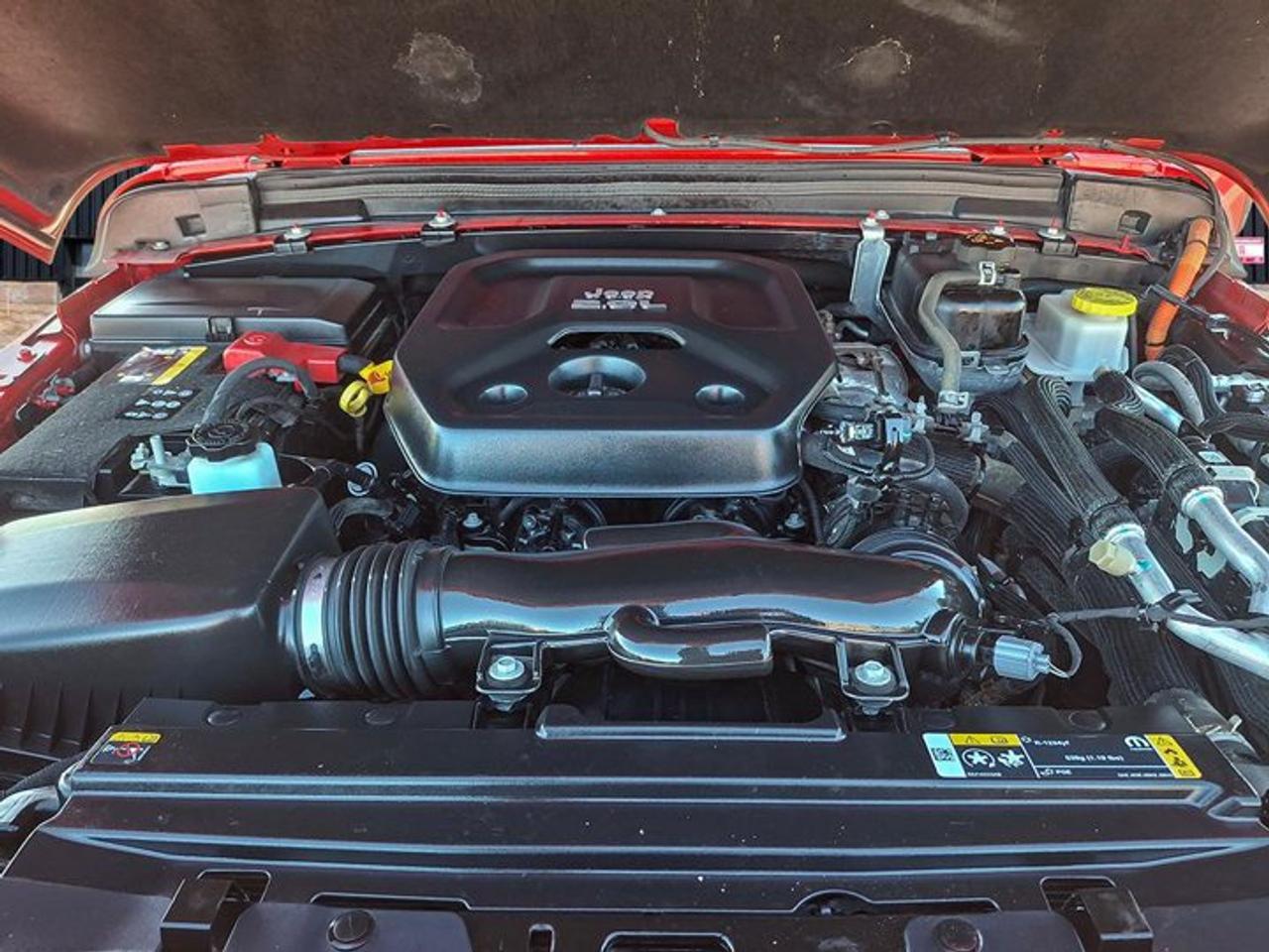 2022 Jeep Wrangler 4xe Unlimited Sahara 4xE | Split Leather | Heated Seats + Steering | Alpine Audio | CarPlay & More ! Photo