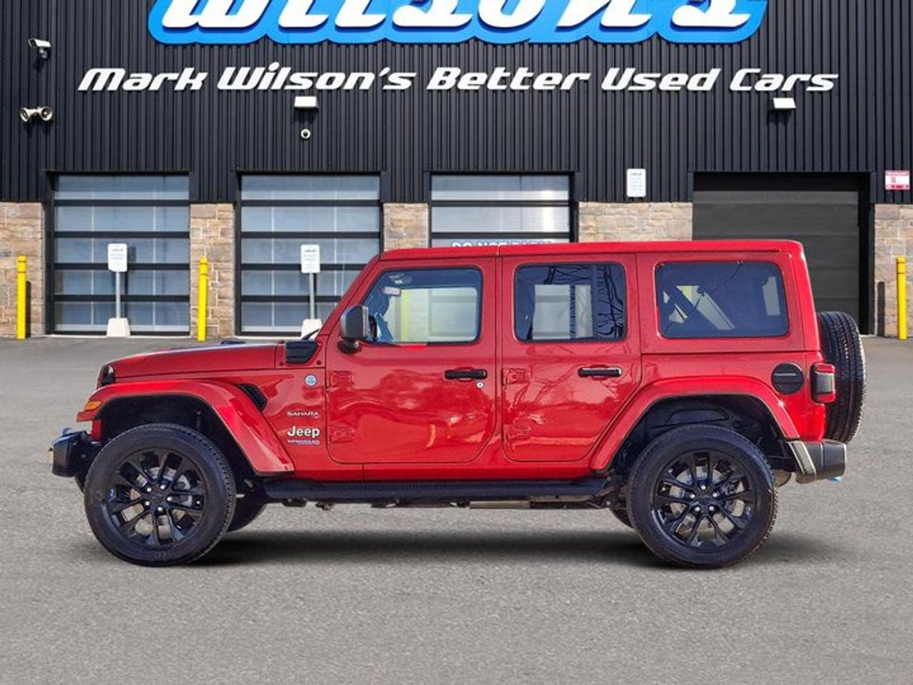 2022 Jeep Wrangler 4xe Unlimited Sahara 4xE | Split Leather | Heated Seats + Steering | Alpine Audio | CarPlay & More ! Photo