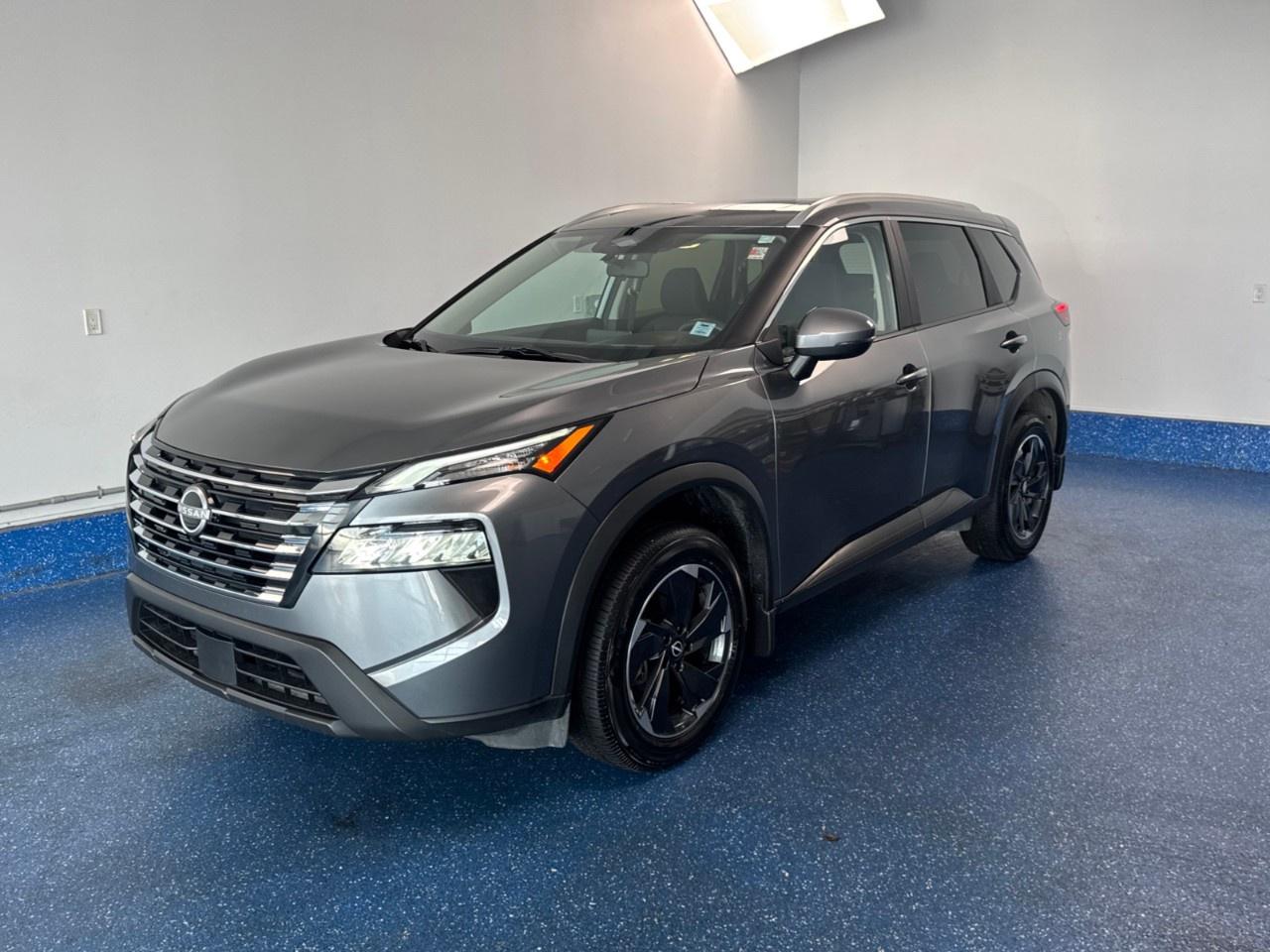 New Price! 2024 Nissan Rogue SV AWD SV Moonroof | Low Kms | Zacks Certified. CVT with Xtronic AWD Gun Metallic 1.5L DOHC<br />Odometer is 15279 kilometers below market average!<br /><br />AWD, 6 Speakers, Air Conditioning, AM/FM radio: SiriusXM, Apple CarPlay/Android Auto, Automatic temperature control, Cloth Seat Trim w/Patterned Inserts, Front Bucket Seats, Heated door mirrors, Heated Front Bucket Seats, Heated steering wheel, Illuminated entry, Leather steering wheel, Navigation System, Package CC00 w/No Options (DISC), Power driver seat, Power Liftgate, Power moonroof, Power windows, Radio: AM/FM NissanConnect, Rear Parking Sensors, Remote keyless entry, Spoiler, Tilt steering wheel, Trip computer, Turn signal indicator mirrors, Wheels: 18''' Dark Painted Machine Finished Alloy.<br /><br />Certification Program Details: Fresh 2 Yr MVI | 30 day warranty* | 110 point inspection | Full tank of fuel | Krown rustproofed | Flexible financing options | Professionally detailed<br /><br />This vehicle is Zacks Certified! You're approved! We work with you. Together we'll find a solution that makes sense for your individual situation. Please visit us or call 902 843-3900 to learn about our great selection.<br /><br />With 22 lenders available Zack's Auto Sales can offer our customers with the lowest available interest rate. Thank you for taking the time to check out our selection!