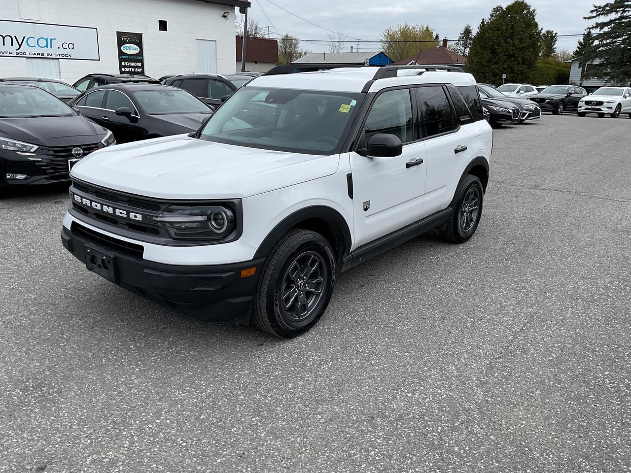 ???? 1.5L Four Wheel Drive  FORD BRONCO SPORT BIG BEND 2024  Adventure-ready capability meets everyday comfort! ????<br><br>

This well-equipped Bronco Sport Big Bend with only 76,372 KMs is ready to take you anywhere with confidence and style. Packed with modern features and rugged capability, its the perfect blend of utility and comfort.<br><br>

Features youll love:<br>
? Heated Seats<br>
? Remote Start<br>
? Apple/Android CarPlay<br>
? Lane Change and Blind Spot Assist<br>
? Backup Camera<br>
? Bluetooth Connectivity<br>
? Air Conditioning<br>
? Cruise Control<br>
? Full Power Group<br><br>

?? NO FEES! <span>(Just pay applicable taxes.)</span><br>
?? LOWEST PRICE GUARANTEED!<br><br>

?? 3 LOCATIONS TO SERVE YOU BETTER:<br>
?? RICHMOND: 1-888-416-2199<br>
?? KINGSTON: 1-888-508-3494<br>
?? NORTH BAY: 1-888-282-3560<br><br>

?? Visit <strong>WWW.MYCAR.CA</strong> to see this FORD BRONCO SPORT and more!<br>
?? Confidence, comfort, and value  all in one! ??