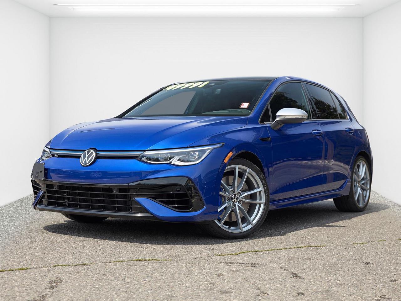 No Accidents | Low Kilometres | Service History | 6-Speed Manual | AWD | 315hp Turbocharged Engine | Performance Hatchback | Apple CarPlay & Android Auto | Leather | Sunroof | Heated & Ventilated Seats<br /><br />2024 Volkswagen Golf R AWD Manual<br /><br />This 2024 Volkswagen Golf R AWD is now available at White Rock Hyundai, offering serious performance, everyday practicality, and enthusiast-focused driving in a refined hot hatchback. Finished in Lapiz Blue Metallic and powered by a 2.0L turbocharged 4-cylinder engine producing 315 horsepower, this Golf R pairs its performance with a 6-speed manual transmission and all-wheel drive for a connected, responsive drive through White Rock, South Surrey, Surrey, Delta, Langley, and Vancouver.<br /><br />With low kilometres, no accidents reported, and a clean, mint condition feel, this Volkswagen Golf R stands out as a rare and exciting choice for drivers who still want the engagement of a manual transmission. It blends sharp handling, premium interior comfort, advanced safety technology, modern connectivity, and practical hatchback space, making it just as usable for daily driving as it is fun on the right road. If you're searching for a used Volkswagen Golf R for sale in White Rock, this manual AWD performance hatchback is a standout option.<br /><br />Odometer is 17629 kilometers below market average!<br /><br />Why Buy From White Rock Hyundai?<br />* 7x Hyundai President's Award of Merit Winner<br />* 3x Consumer Choice Award for Business Excellence<br />* AutoTrader Dealer of the Year<br /><br />M-Promise Certified Pre-Owned ($995 value) includes:<br />* 30-day / 2,000 km Exchange Program<br />* 3-day / 300 km Money Back Guarantee<br />* Comprehensive 144-Point Mechanical Inspection<br />* Full Synthetic Oil Change<br />* BC Verified CARFAX<br />* Minimum 6 Month Powertrain Warranty<br /><br />Buy with confidence at White Rock Hyundai. Our vehicles are priced competitively based on market demand, condition, and kilometres to give our customers a transparent and hassle-free buying experience.<br /><br />Visit White Rock Hyundai today to test drive this 2024 Volkswagen Golf R AWD. We proudly serve drivers in White Rock, South Surrey, Surrey, Delta, Langley, and Vancouver with quality pre-owned vehicles and a professional, no-pressure experience.<br /><br />Contact our team today to confirm availability, explore financing options, and reserve this vehicle.<br /><br />* All vehicle purchases are subject to a $799 administration fee. Dealer #31129.