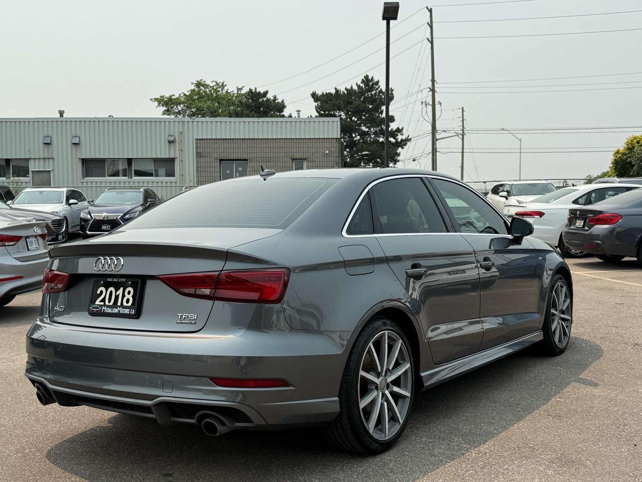 2018 Audi A3 Quattro Technik  S-Line ACCIDENT FREE 1-OWNER CERTIFIED Photo