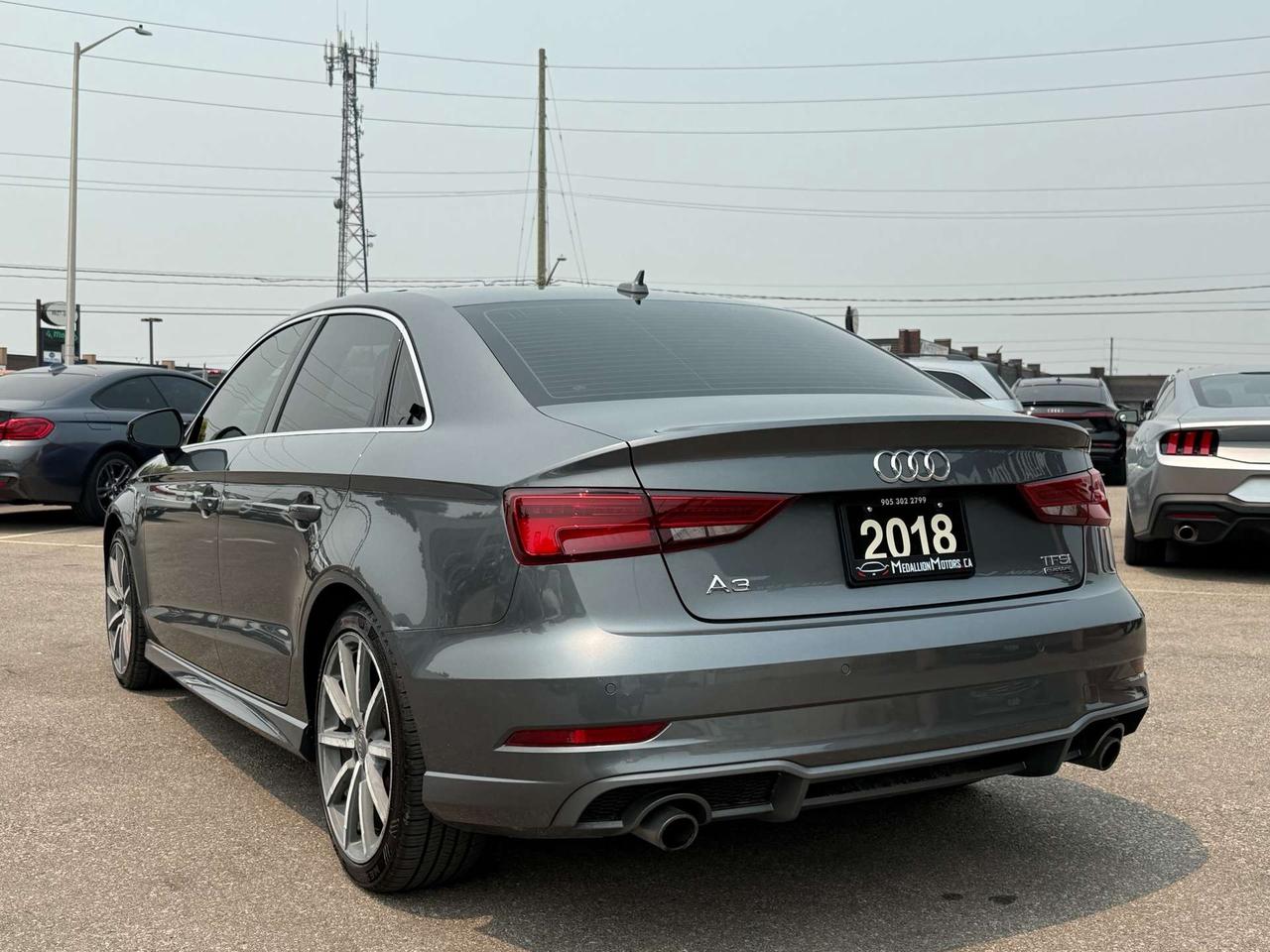 2018 Audi A3 Quattro Technik  S-Line ACCIDENT FREE 1-OWNER CERTIFIED Photo