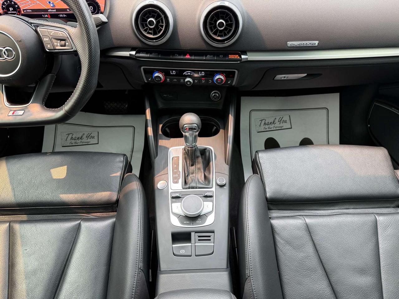 2018 Audi A3 Quattro Technik  S-Line ACCIDENT FREE 1-OWNER CERTIFIED Photo
