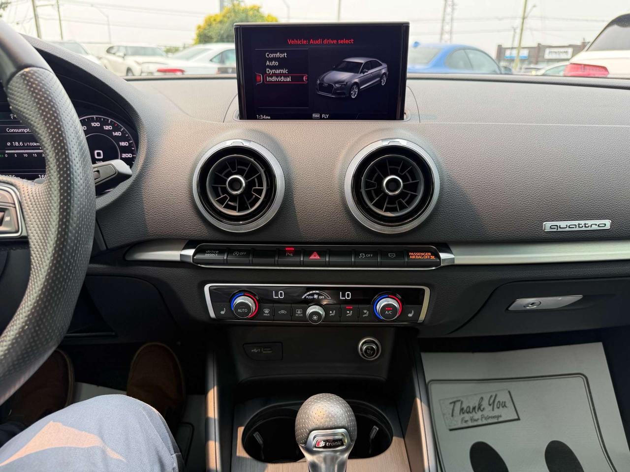 2018 Audi A3 Quattro Technik  S-Line ACCIDENT FREE 1-OWNER CERTIFIED Photo