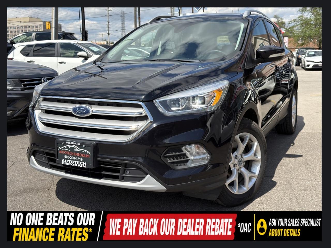 2019 Ford Escape TITANIUM 4WD   Navi   Park Assist   Leather Photo0