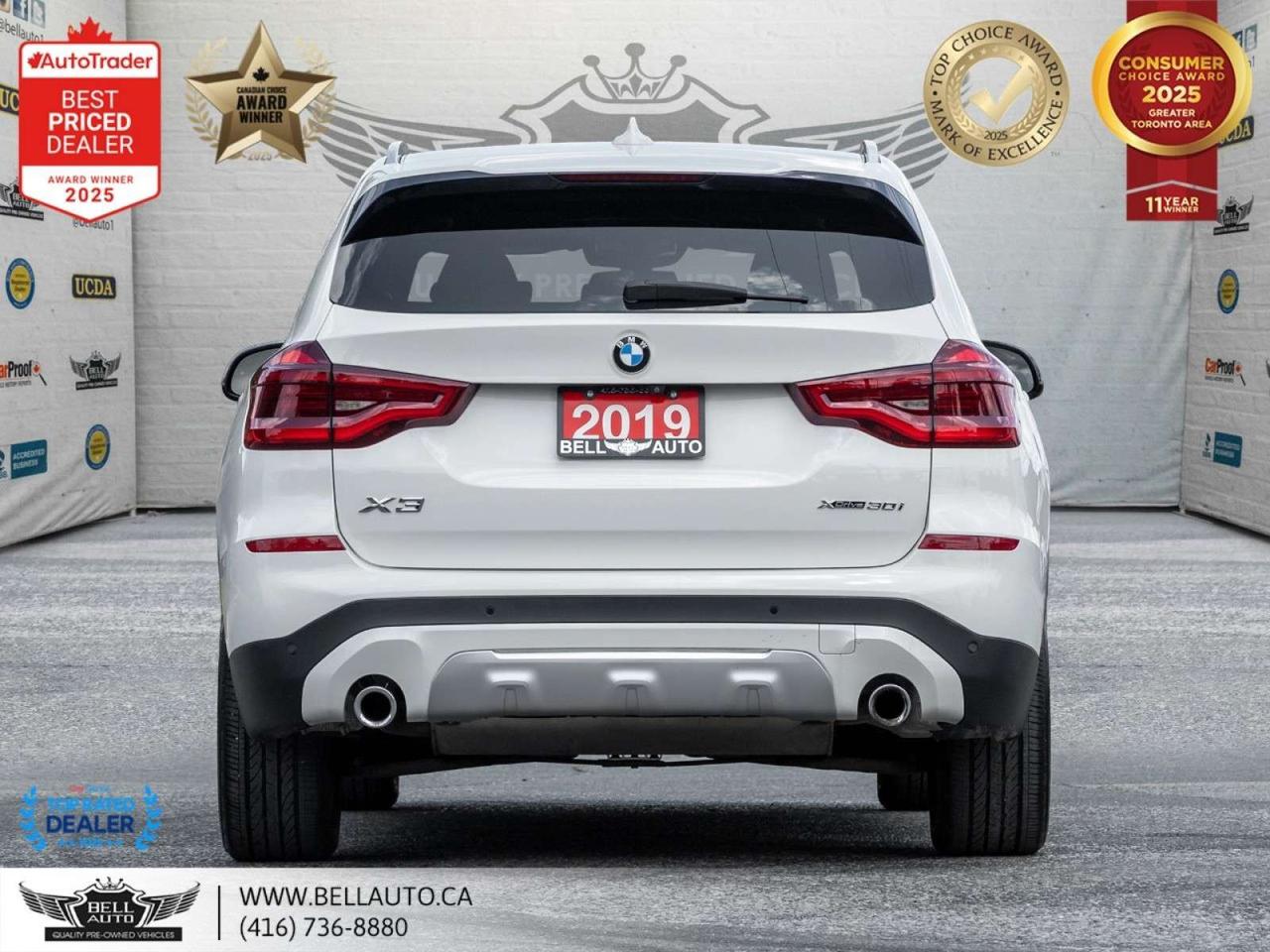 2019 BMW X3 xDrive30i   NAVI   B.CAM   PANO   MMRYSEAT   WDTRIM   NOACCIDENT Photo