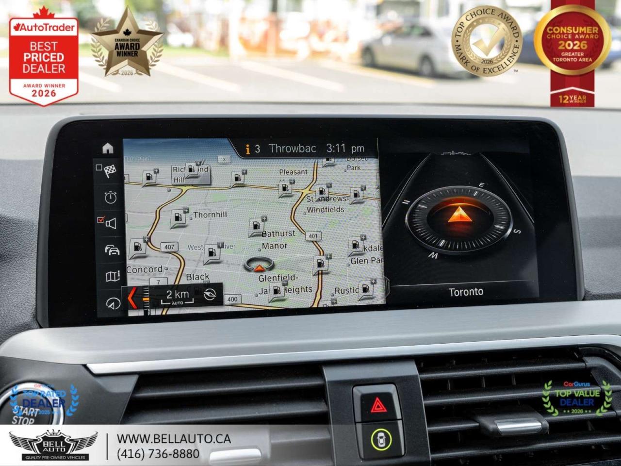 2019 BMW X3 xDrive30i   NAVI   B.CAM   PANO   LTHR   WRLSCHRGR Photo3