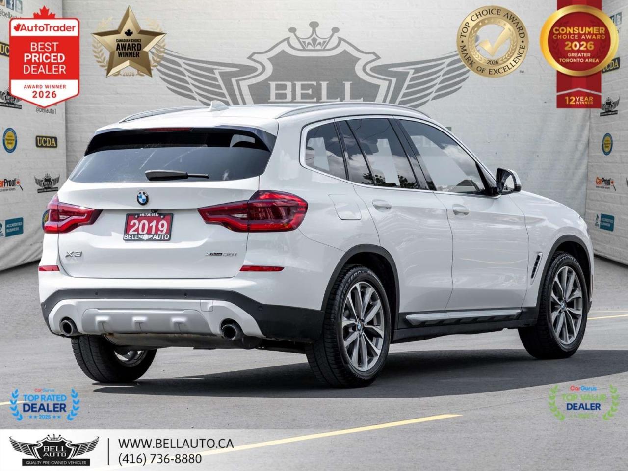 2019 BMW X3 xDrive30i   NAVI   B.CAM   PANO   LTHR   WRLSCHRGR Photo