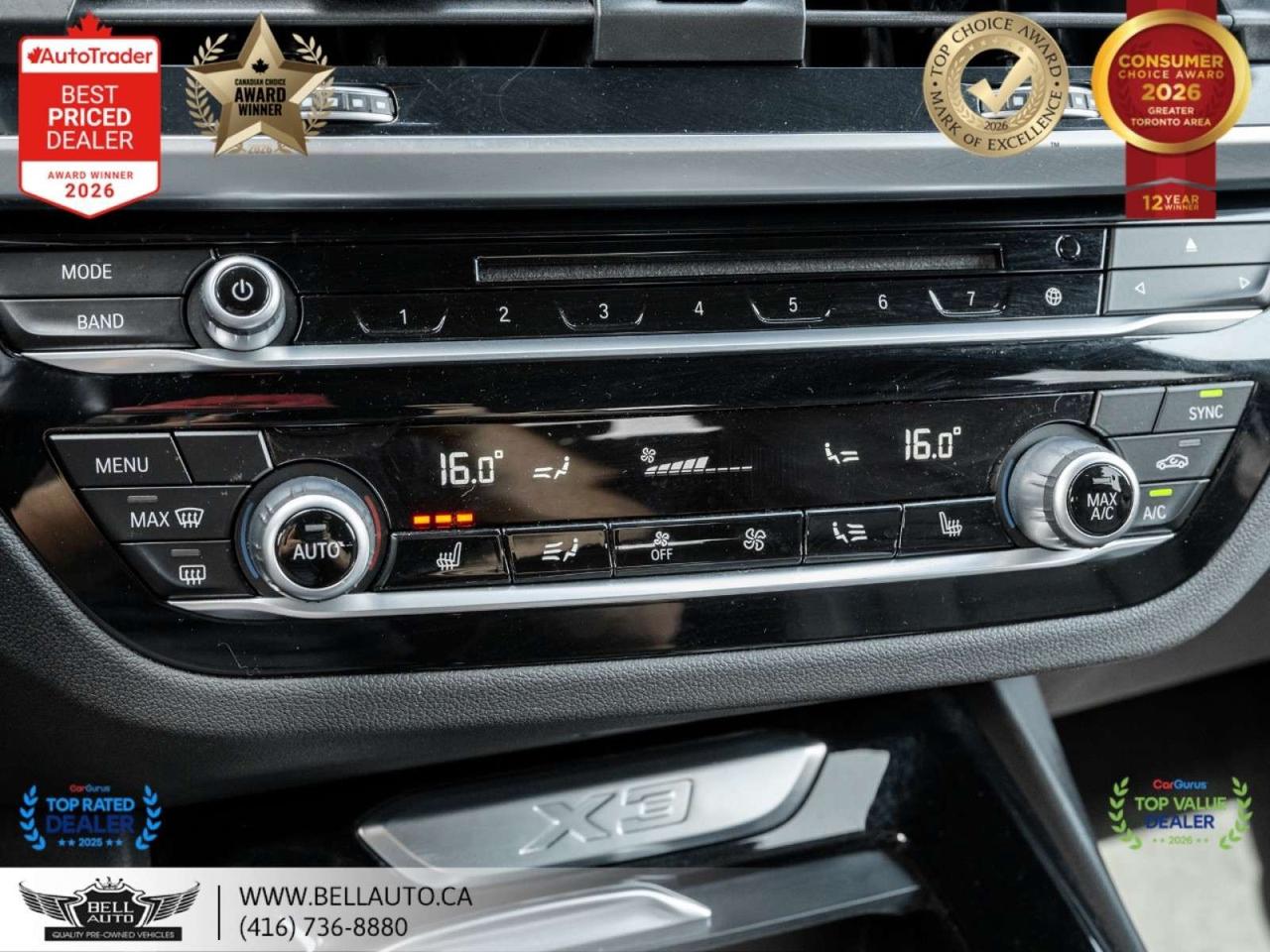 2019 BMW X3 xDrive30i   NAVI   B.CAM   PANO   LTHR   WRLSCHRGR Photo