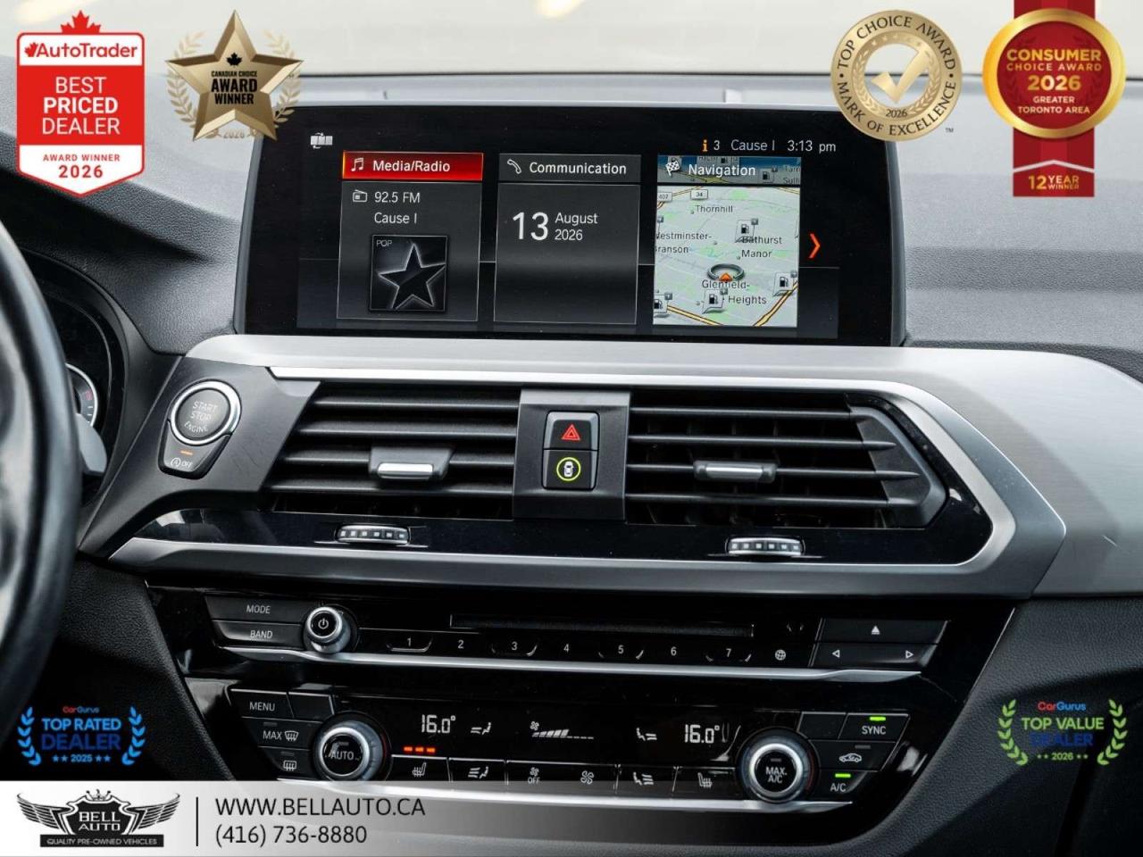 2019 BMW X3 xDrive30i   NAVI   B.CAM   PANO   LTHR   WRLSCHRGR Photo