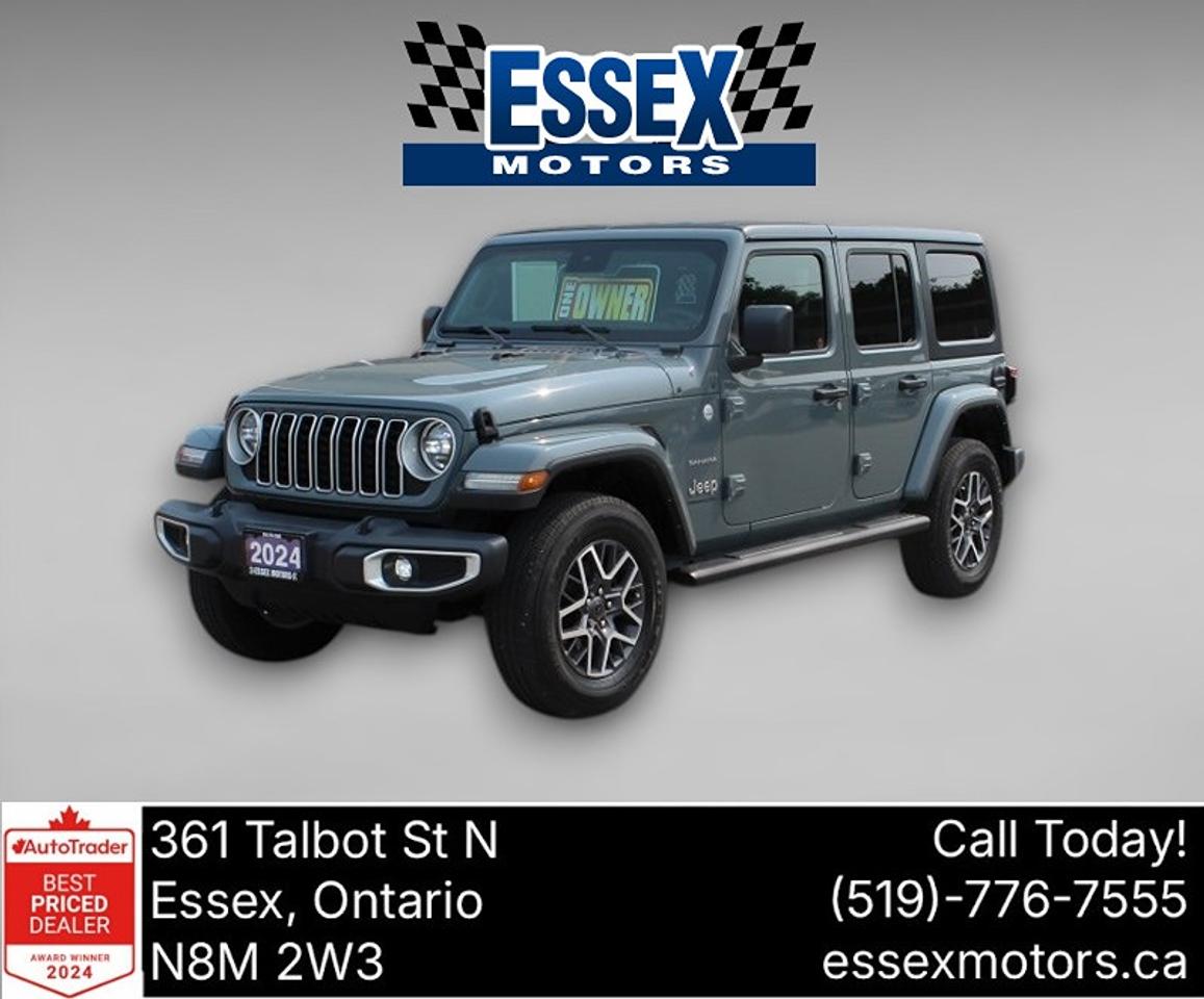 2024 Jeep Wrangler Sahara*LowKs*4x4*Heated Seats*CarPlay*Rear Cam - Photo #1