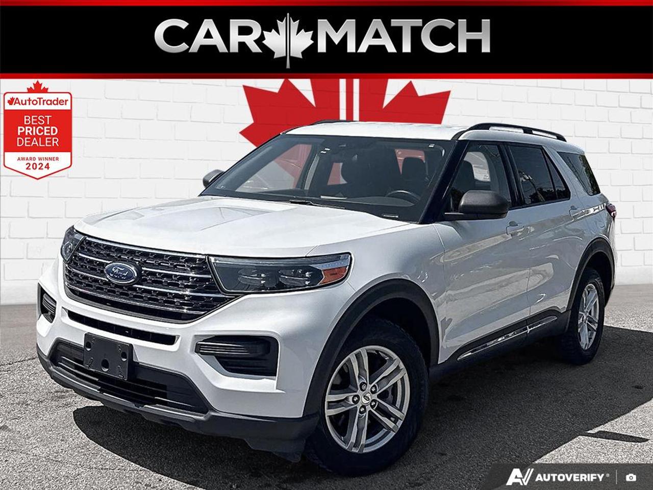 White 2020 Ford Explorer SUV / Crossover All-Wheel Drive Automatic