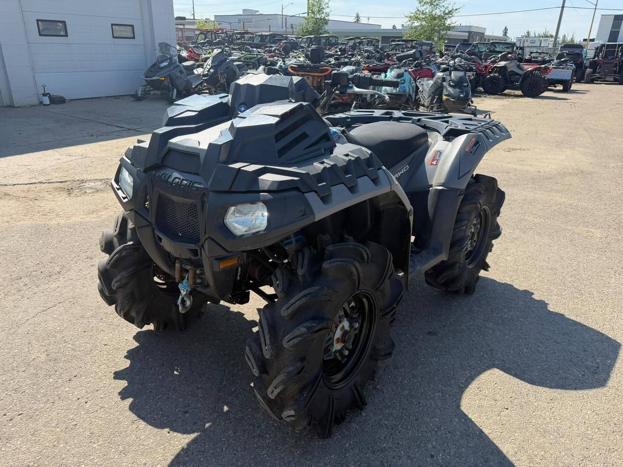 <p data-start=0 data-end=384>The 2023 Polaris Sportsman 850 High Lifter Edition is built for riders who want extreme mud performance, serious power, and aggressive off-road capability in the toughest terrain. Powered by a 78 hp ProStar&reg; 850 cc twin-cylinder engine, it delivers strong acceleration, impressive torque, and reliable power for deep mud, challenging trails, and demanding off-road conditions.</p><p data-start=0 data-end=384>&nbsp;</p><p data-start=386 data-end=760>Purpose-built for mud riding, the Sportsman 850 High Lifter Edition features On-Demand AWD/2WD with a locking front differential, providing maximum traction when conditions get deep and difficult. Its Active Descent Control and engine braking help provide added control on steep terrain, while Electronic Power Steering (EPS) reduces rider fatigue during long rides.</p><p data-start=386 data-end=760>&nbsp;</p><p data-start=762 data-end=1122>Equipped with 29.5-inch Outlaw 2 mud tires, arched A-arms, high-clearance suspension, and 14 inches of ground clearance, this ATV is designed to push through deep mud and aggressive terrain. The High Lifter package also includes a 3,500 lb winch, heavy-duty bumpers, handguards, and reinforced suspension components for added durability and capability.</p><p data-start=762 data-end=1122>&nbsp;</p><p data-start=1124 data-end=1342>With its aggressive stance, mud-specific upgrades, and powerful engine, the 2023 Polaris Sportsman 850 High Lifter Edition is built to dominate the toughest terrain and keep the adventure going when the trail ends.</p><p data-start=1124 data-end=1342>&nbsp;</p><p data-start=1344 data-end=1585>Whether youre tackling deep mud holes, exploring challenging trails, or pushing the limits off-road, the 2023 Polaris Sportsman 850 High Lifter Edition delivers the power, traction, and confidence to take on whatever stands in your way.</p><p data-start=1344 data-end=1585>&nbsp;</p><p data-start=1587 data-end=1672 data-is-last-node= data-is-only-node=>Contact us today to learn more about financing, trade-ins, or delivery across Canada!</p>